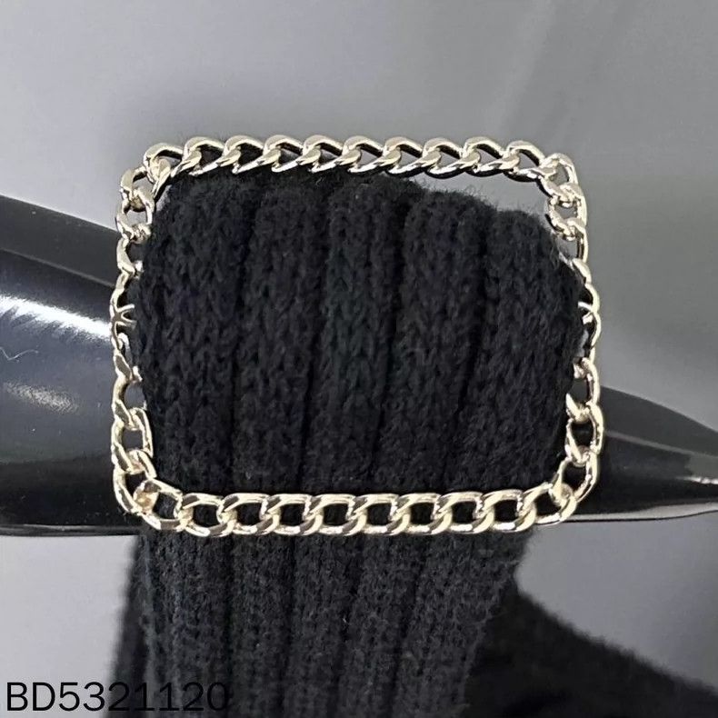 Chanel Chanel Black gold embossed double C logo knitted vest dress Size XS / US 0-2 / IT 36-38 - 3 Thumbnail