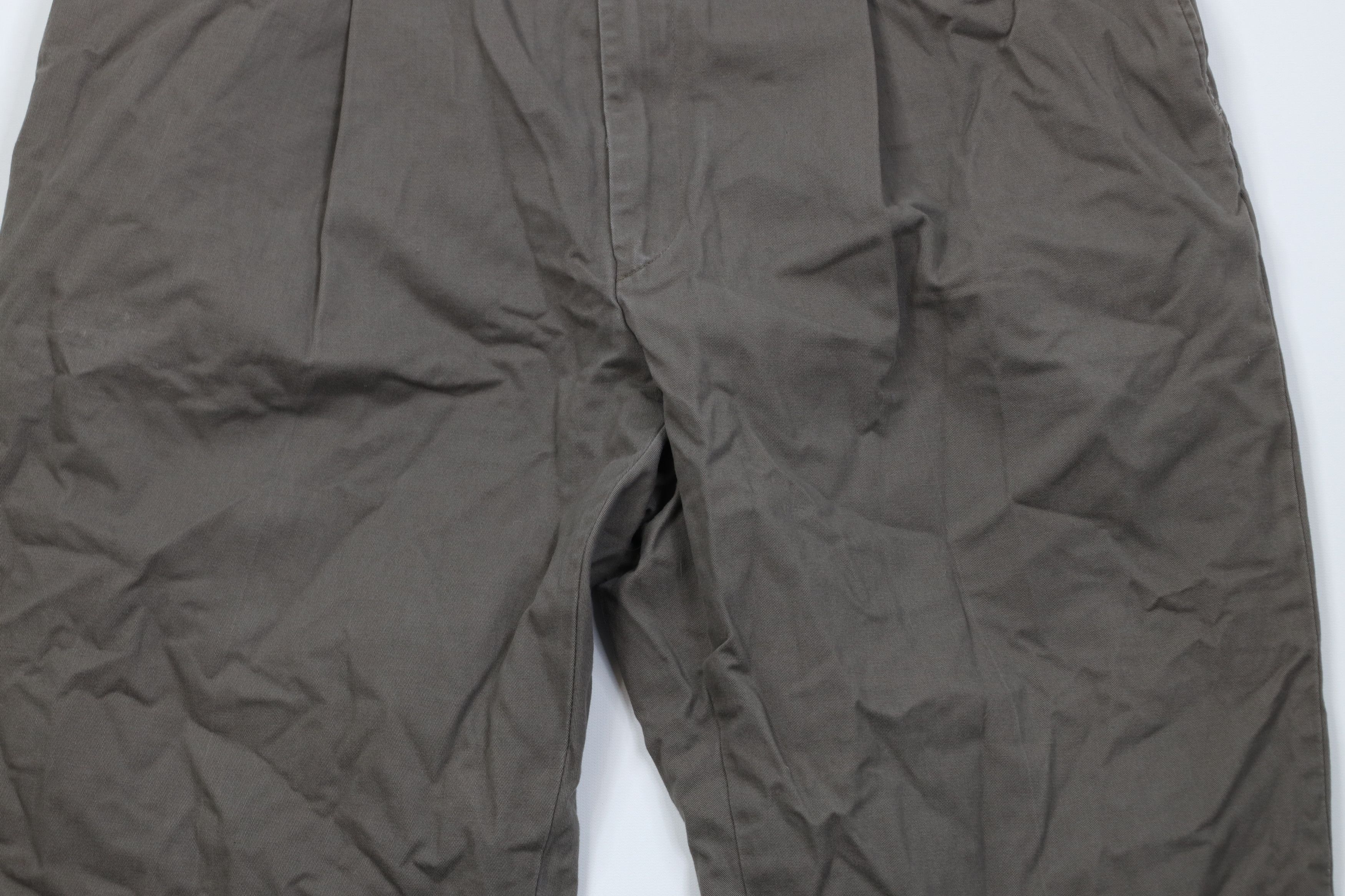 Tommy Hilfiger Vintage 90s Tommy Hilfiger Wide Leg Chino Pants Gray Size US 38 / EU 54 - 3 Thumbnail