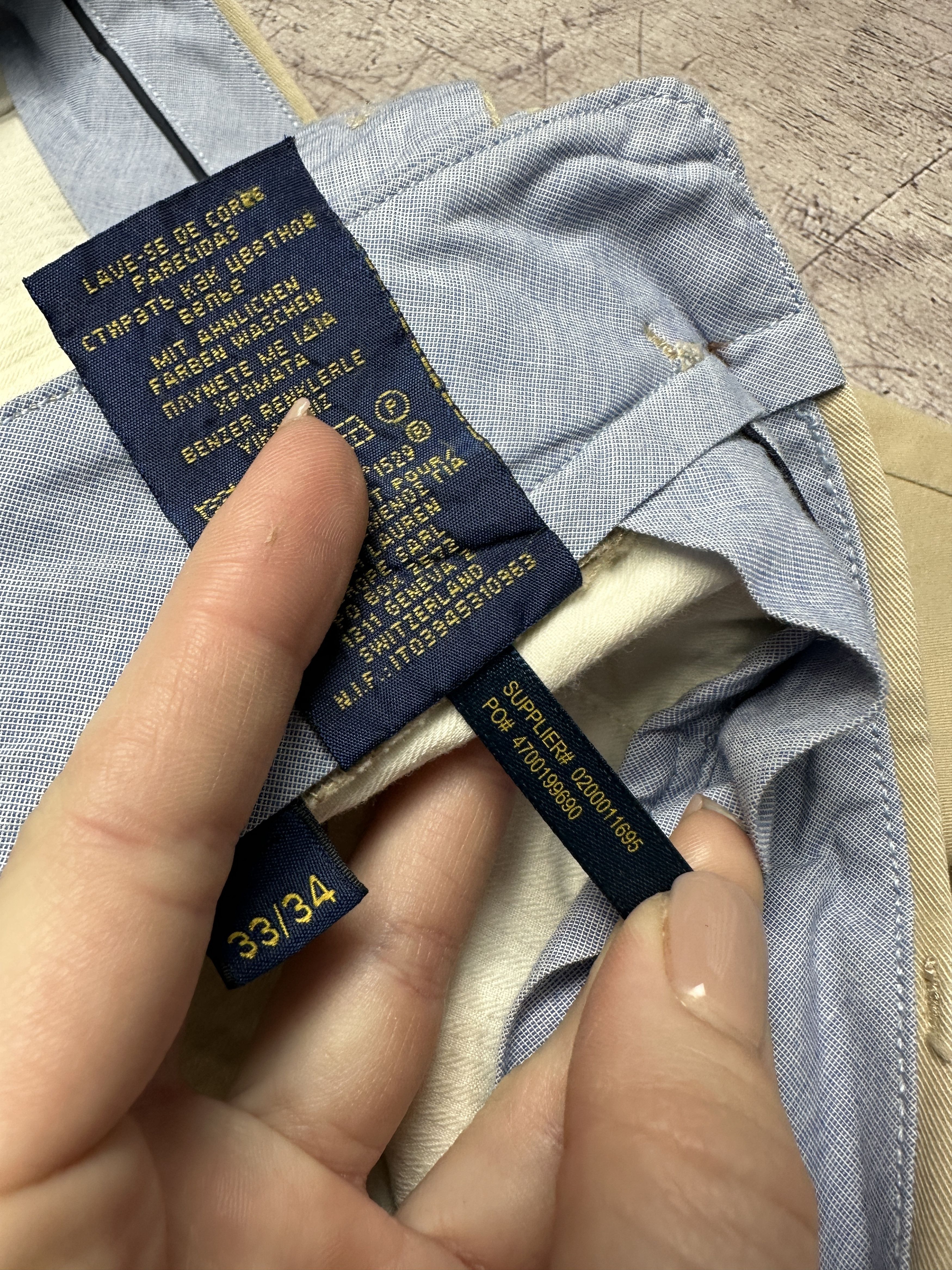 Polo Ralph Lauren Polo Ralph Lauren Vintage Mens Chino Pants Size US 33 - 6 Thumbnail