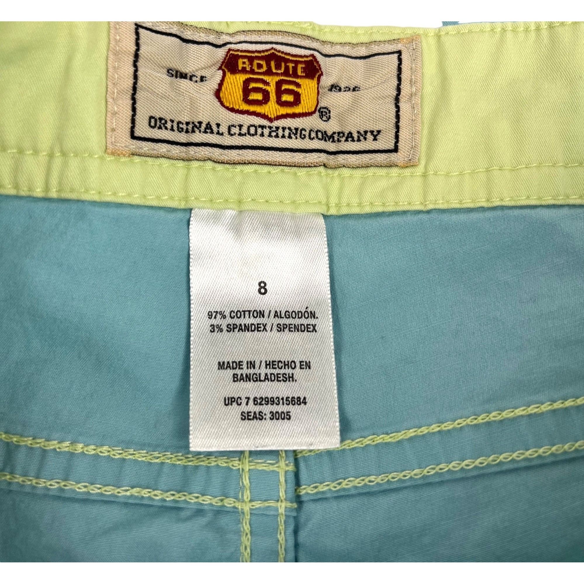 Other Route 66 Women's Lightweight Casual Crop Pants Size 8 Blue Size 30" / US 8 / IT 44 - 2 Thumbnail