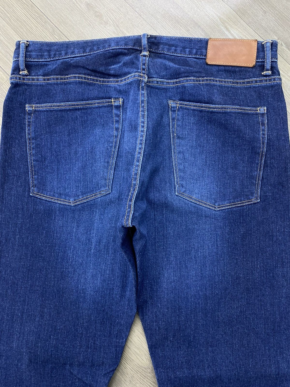 Spellbound 🇯🇵Vintage Spellbound Japan Selvedge Faded Straight Blue Jeans Size US 34 / EU 50 - 16 Thumbnail