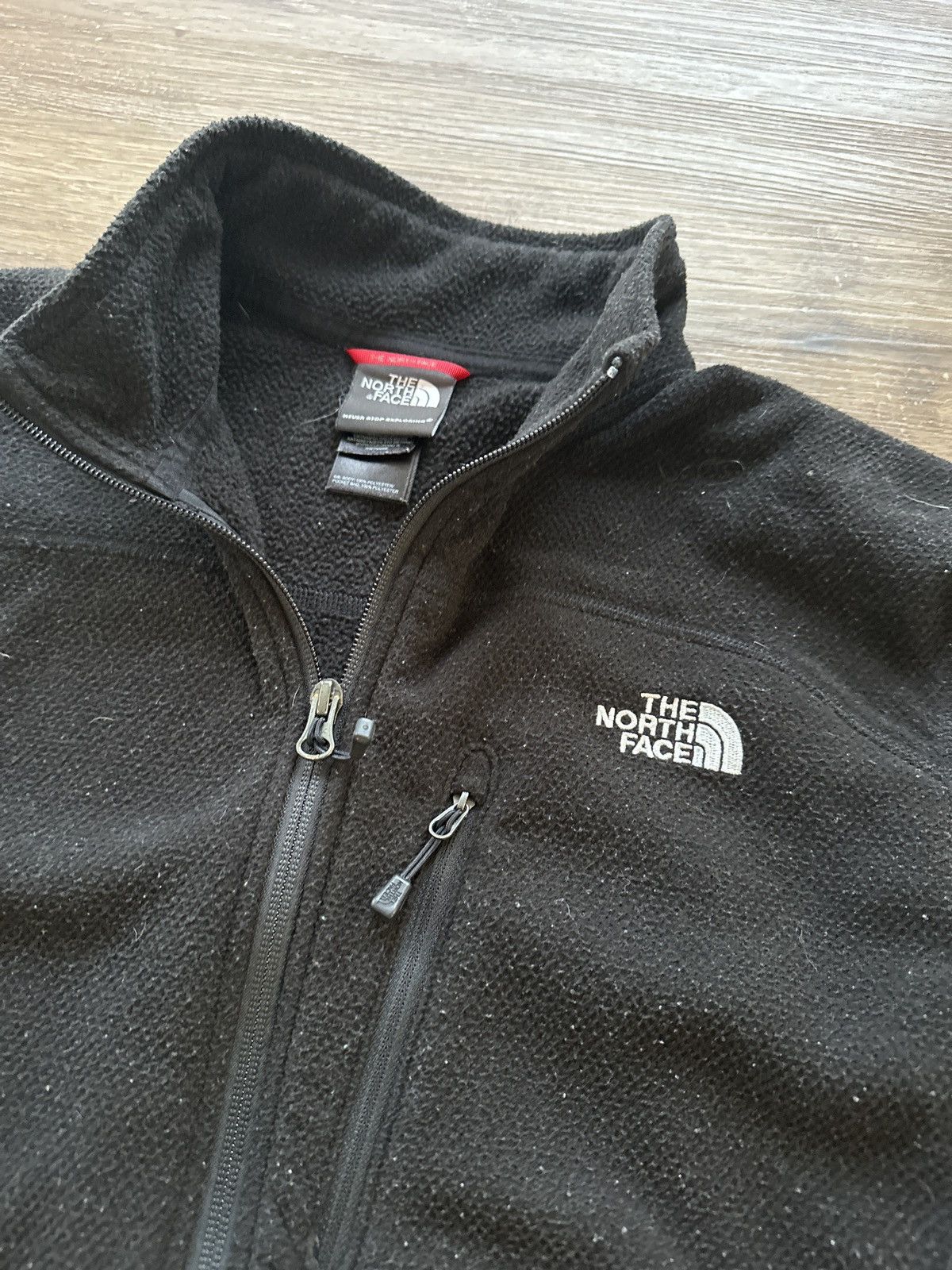 The North Face × Vintage Vintage 90s The North Face ZipUp Fleece Jacket Medium Size US M / EU 48-50 / 2 - 3 Thumbnail