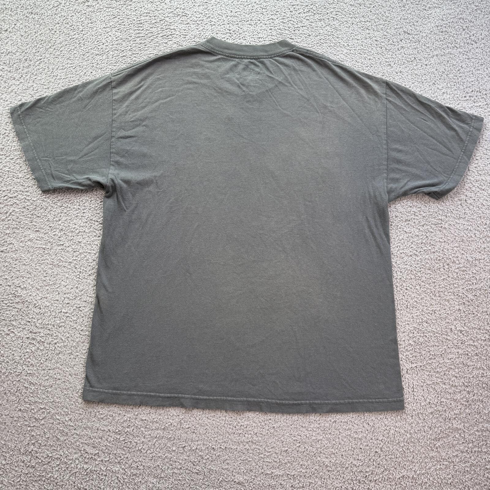 Nike Nike Just Do It T Shirt XL Gray Neon Swoosh Graphic Loose Size US XL / EU 56 / 4 - 2 Thumbnail