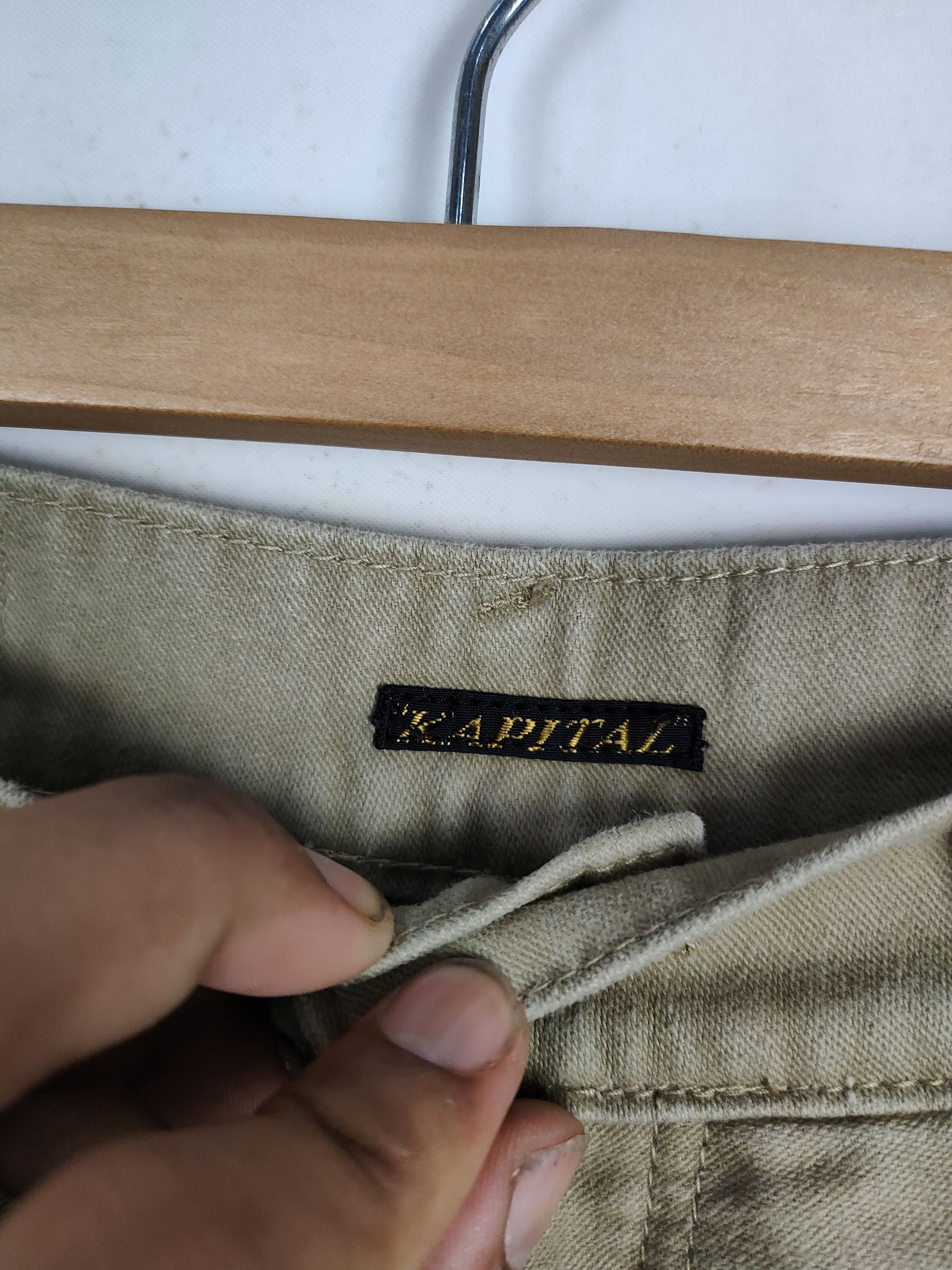 Kapital × Vintage Vintage Kapital Back Buckle Cotton Pant Size US 29 - 3 Thumbnail