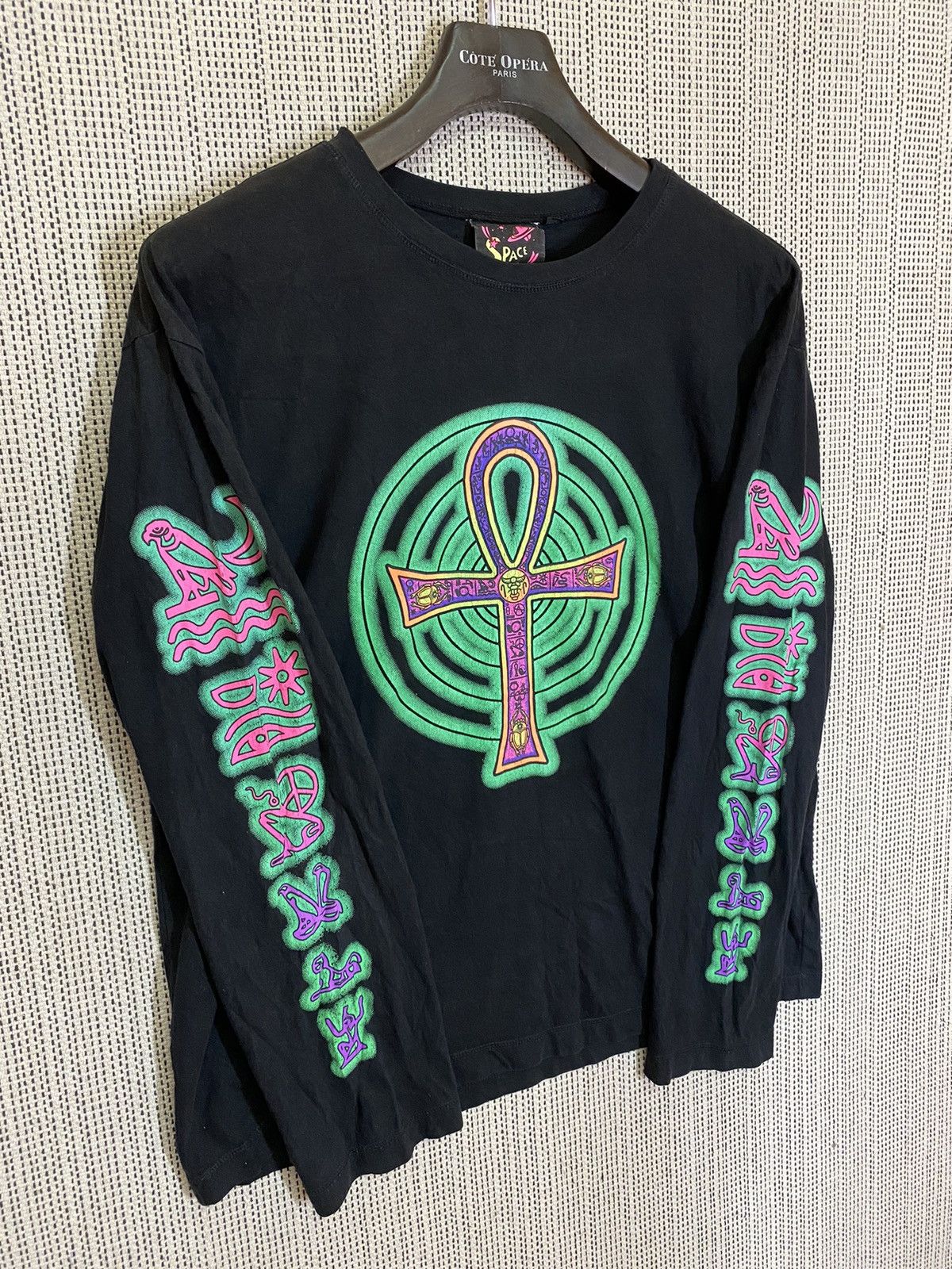 Cross Colours × Japanese Brand 🔥space tribe cross tshirt longsleeve hand made in indonesia Size US M / EU 48-50 / 2 - 2 Thumbnail