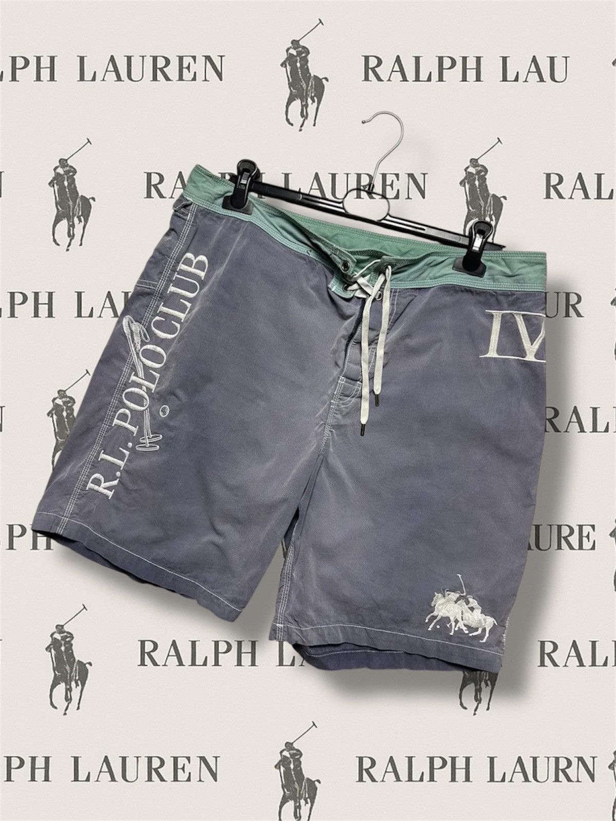Polo Ralph Lauren Vintage polo Ralph club Lauren big logo shorts size XL Size US 36 / EU 52 - 1 Thumbnail