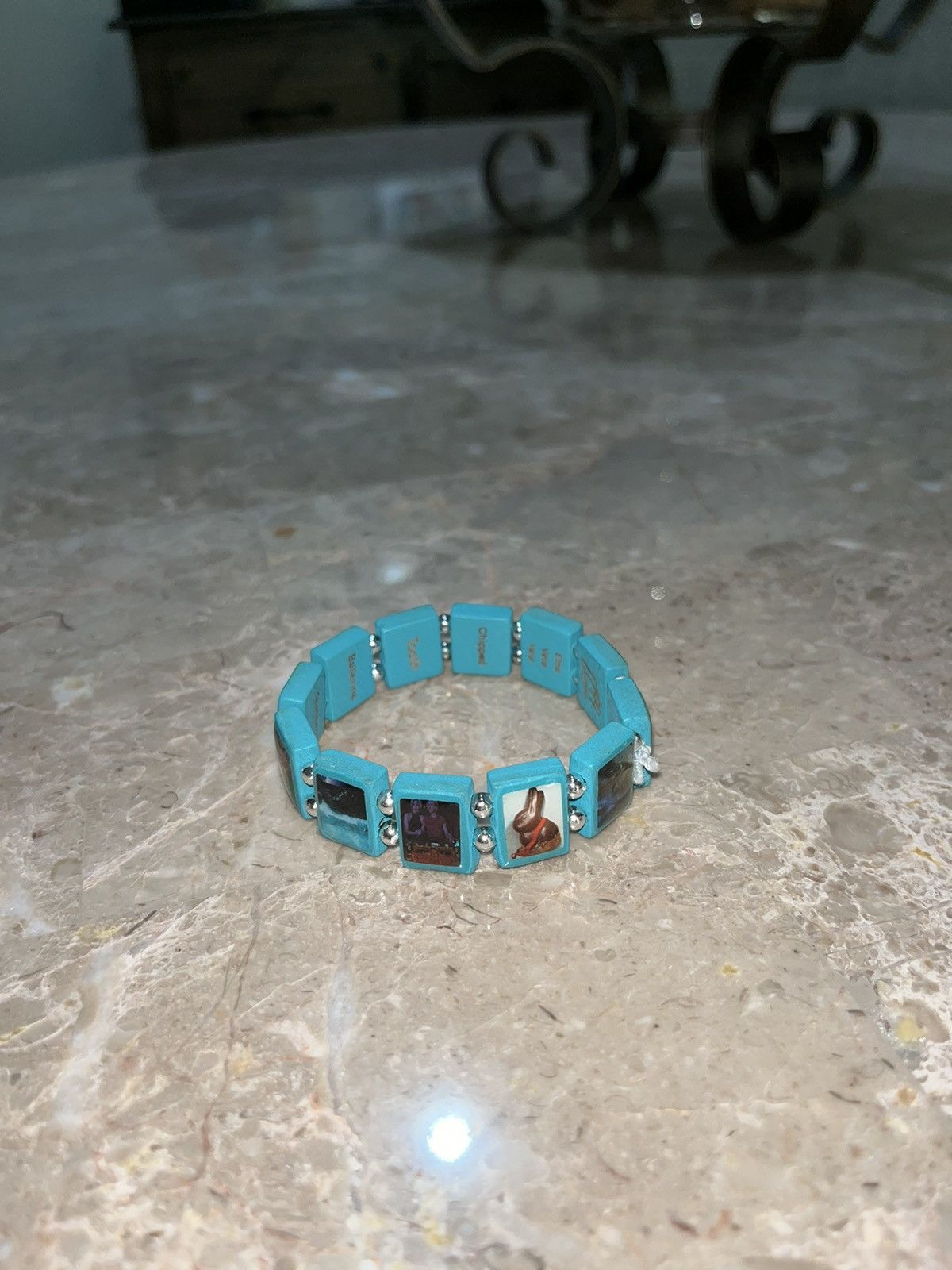 アクセサリー bazo1199 bracelet fakemink Other 1199 Fakemink Bazo Soldout Pink White And Blue