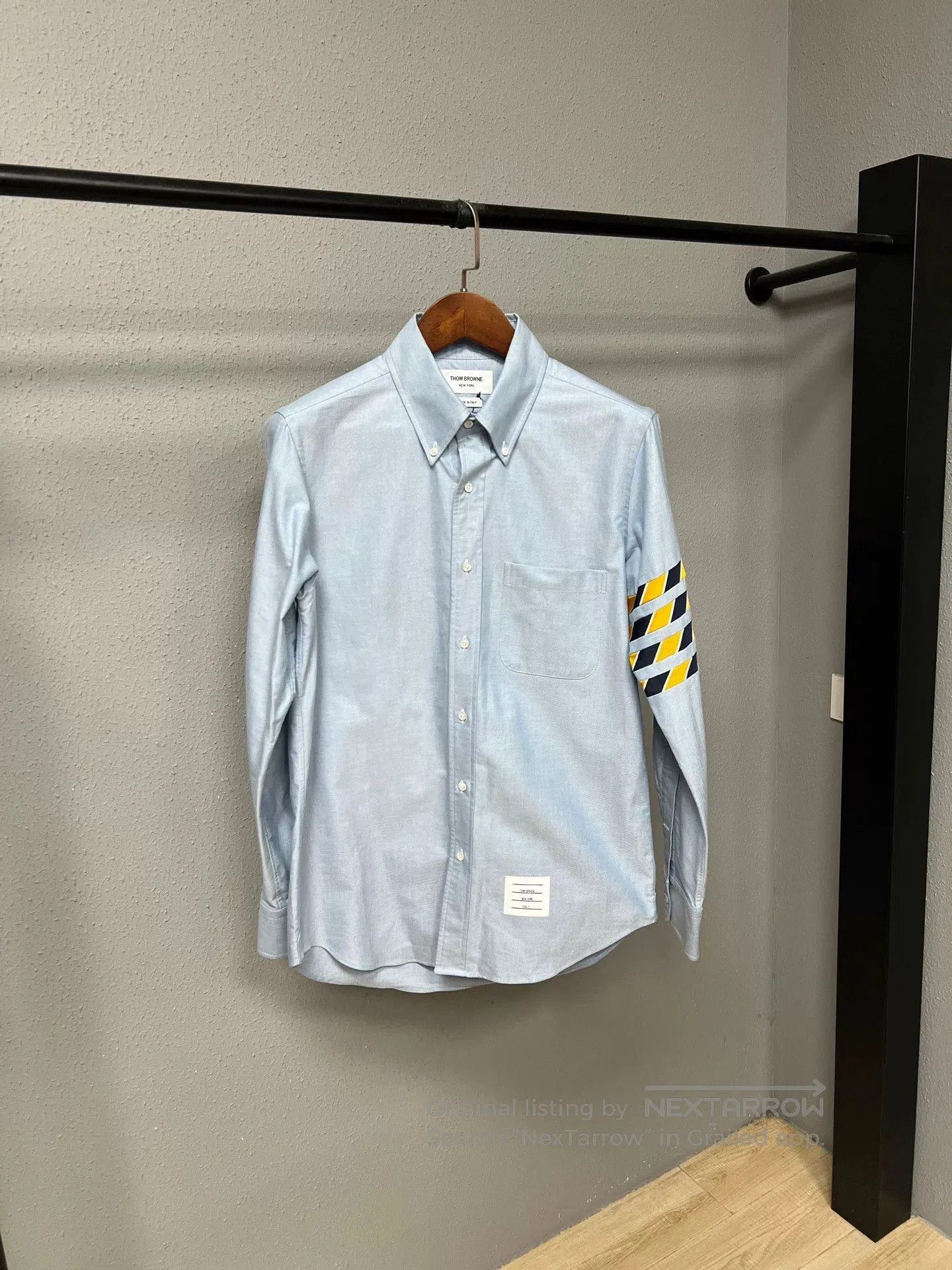 new thom browne striped dress shirt.