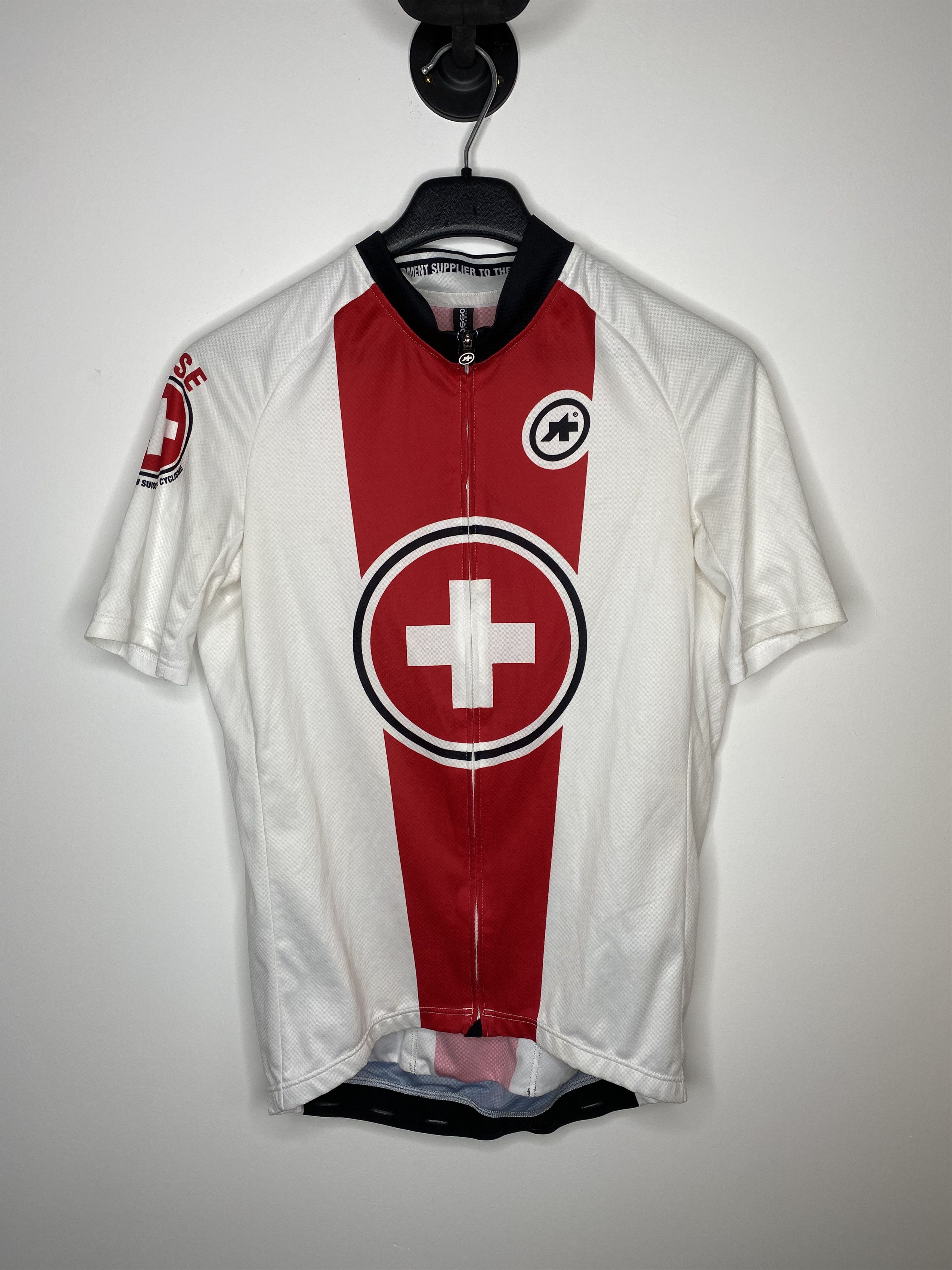 Asos ASSOS SWITZERLAND SWISS TEAM MENS CYCLING JERSEY FULL ZIP Size US XL / EU 56 / 4 - 1 Thumbnail
