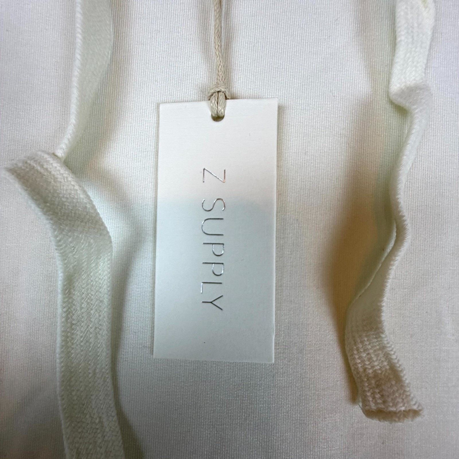 Z Supply Z Supply Ruffle Hoodie Dress XS Cloud Dancer Beachy Lounge Size XS / US 0-2 / IT 36-38 - 6 Thumbnail