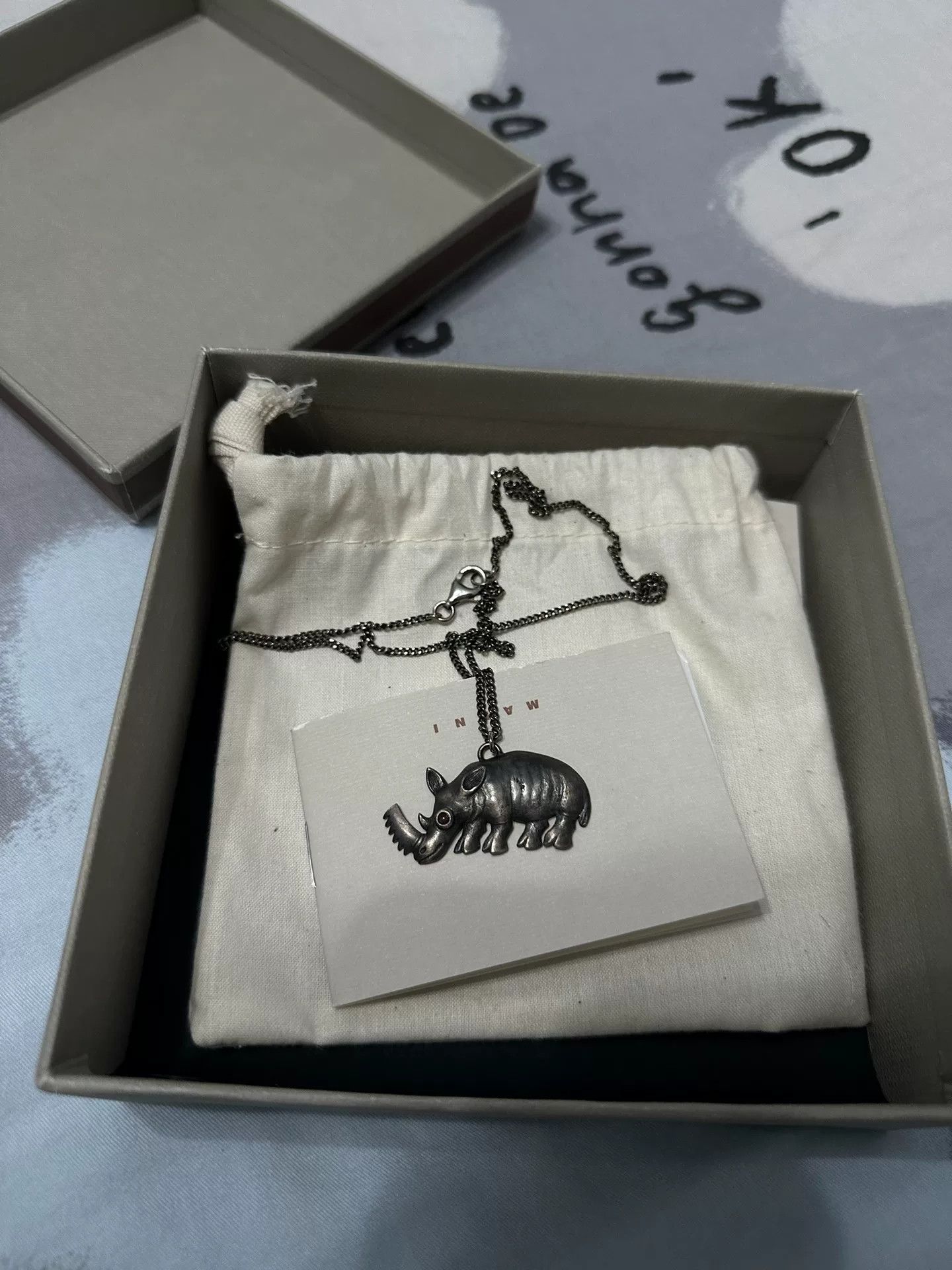 Marni Marni Rhinoceros Necklace for Unisex Size ONE SIZE - 1 Thumbnail