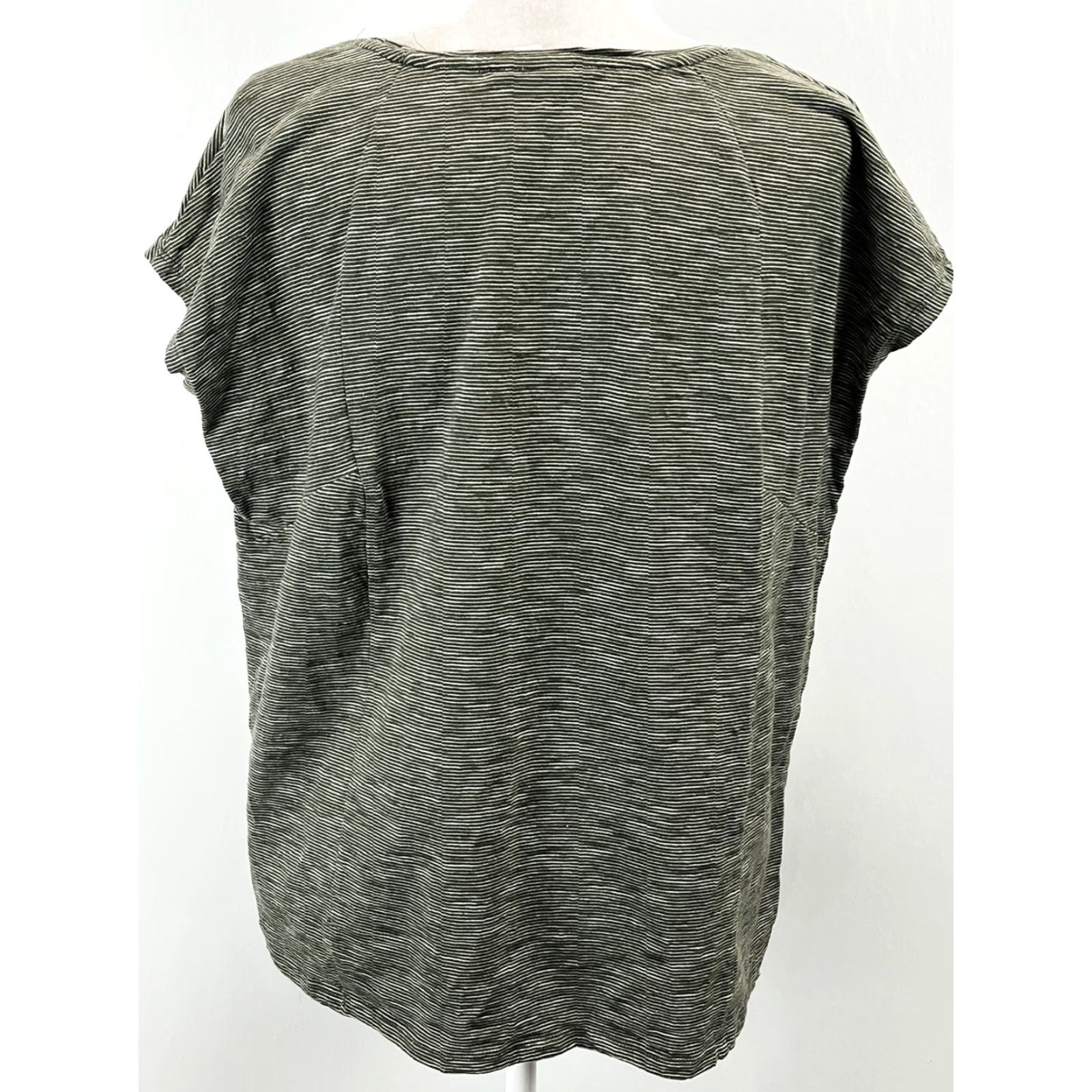 J. Jill VINTAGE? J. Jill T-Shirt Shirt Women Medium Green GUC 90s Theme? (adjust) Size M / US 6-8 / IT 42-44 - 3 Thumbnail