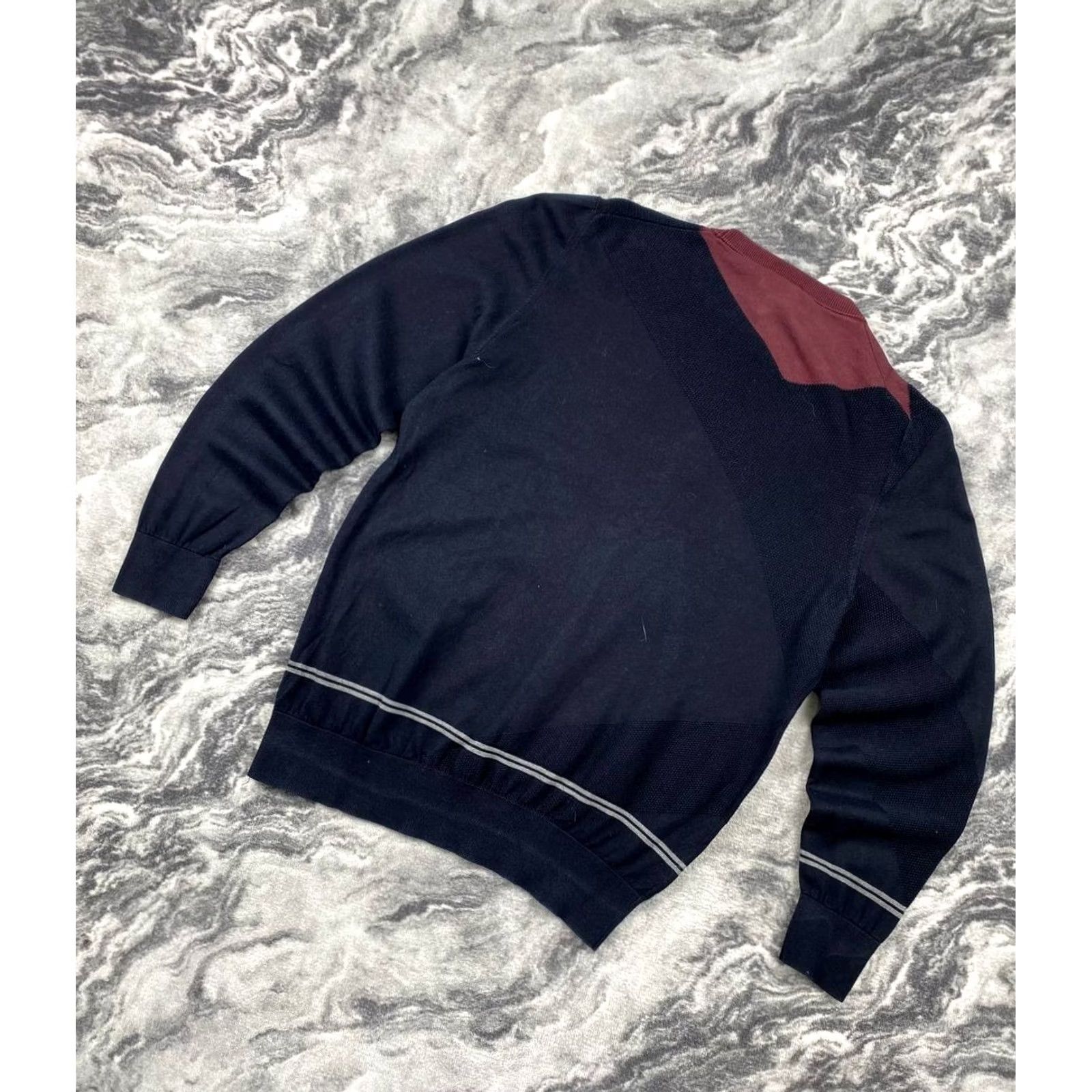 Brioni VINTAGE Brioni Sweater Mens Size 48 Blue Wool Knit Pullover Size US M / EU 48-50 / 2 - 3 Thumbnail