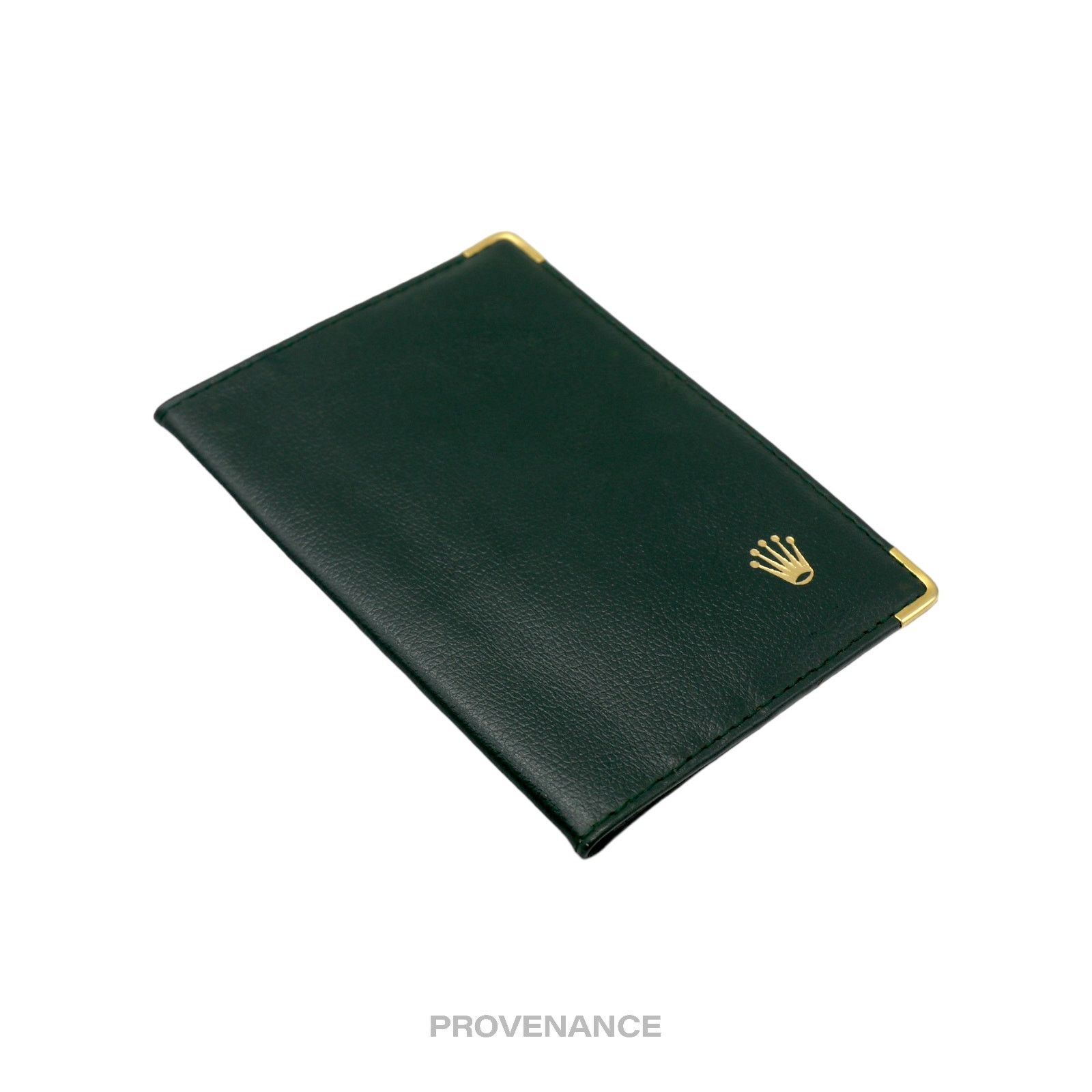 Rolex 🔴 Rolex Crown Passport Wallet - Forest Green Leather Size ONE SIZE - 5 Thumbnail
