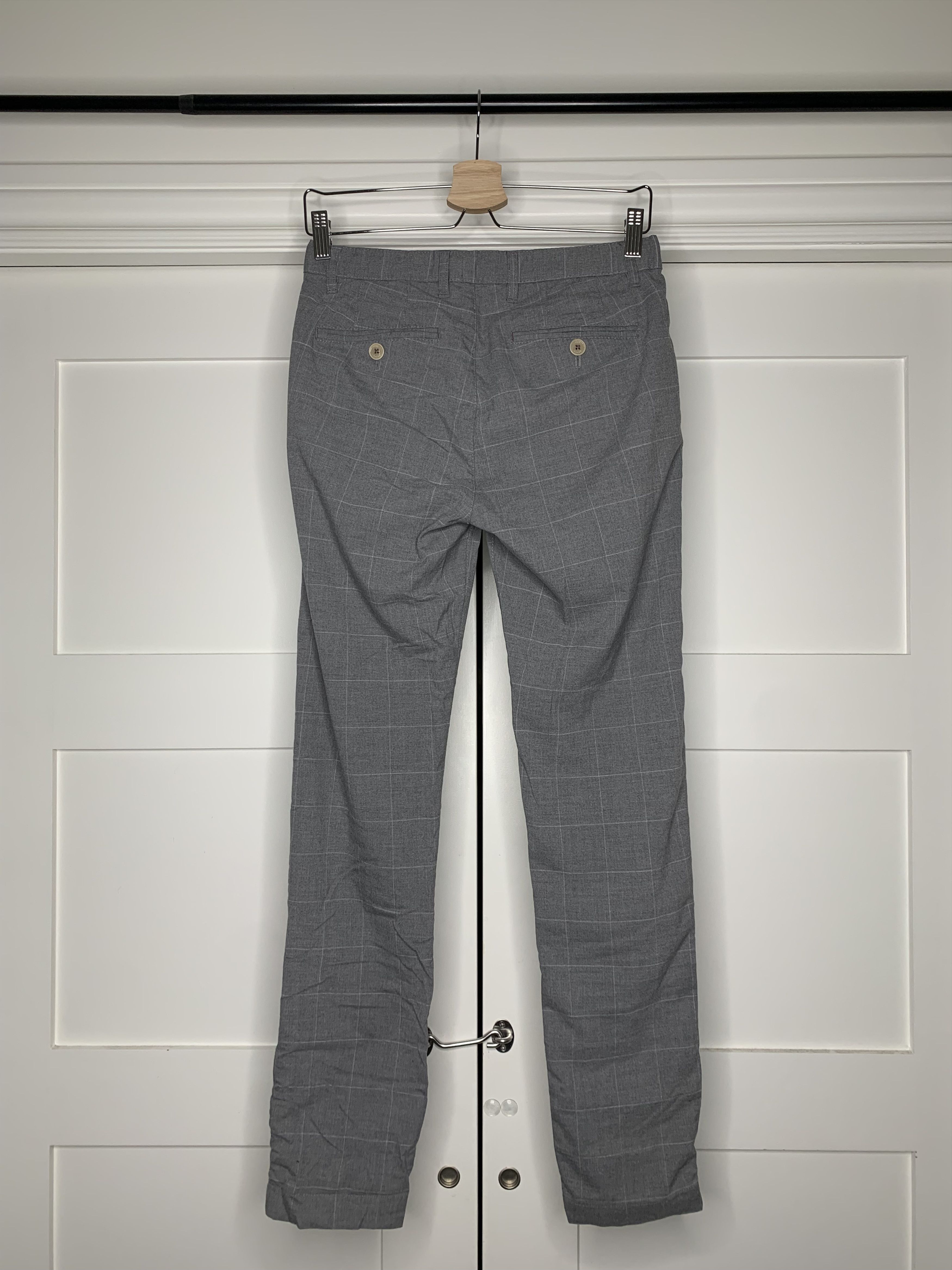 Ted Baker Ted Baker Ghana Gray Checked Trousers Size US 28 / EU 44 - 3 Thumbnail