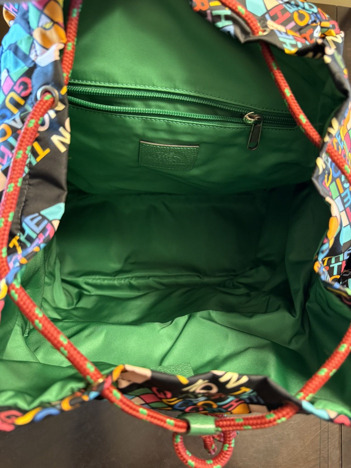 Gucci New Authentic Gucci x North Face Logo Backpack Size ONE SIZE - 14 Thumbnail