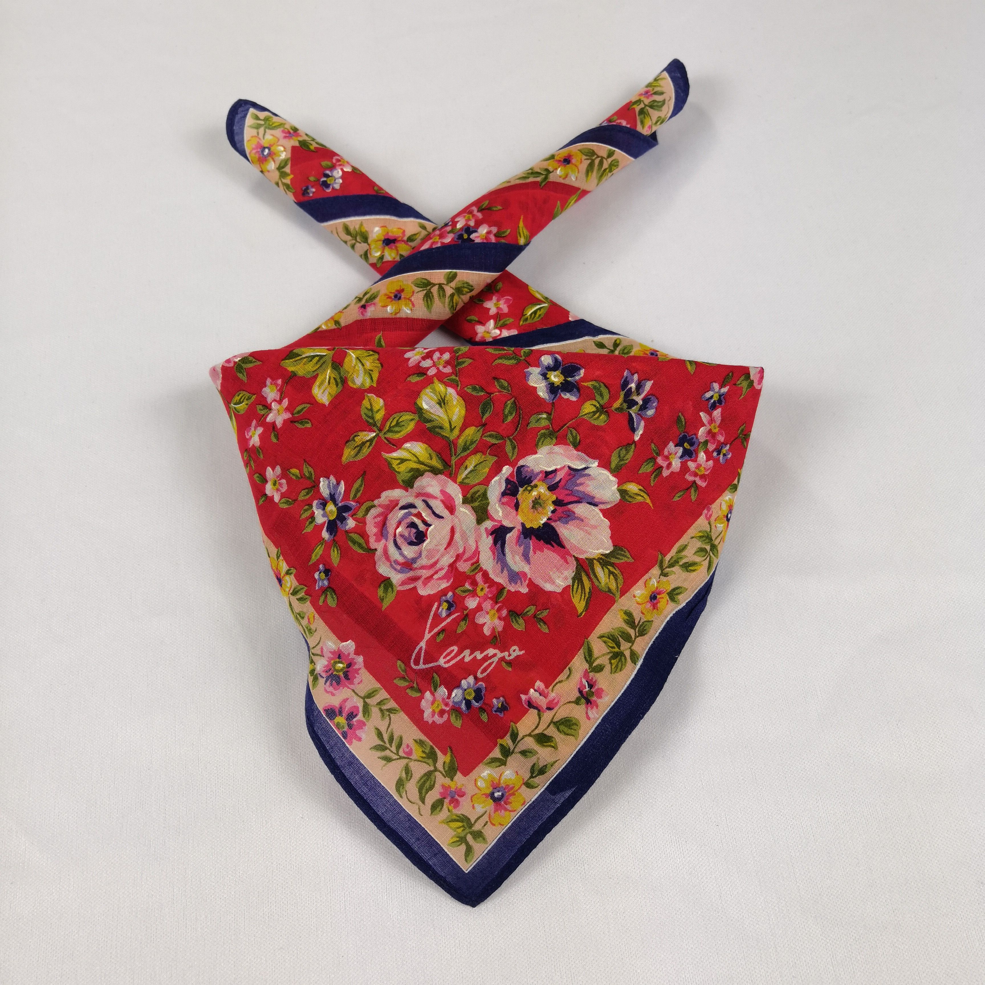 Kenzo Vintage Kenzo Neckerchief Handkerchief Bandana Size ONE SIZE - 1 Thumbnail