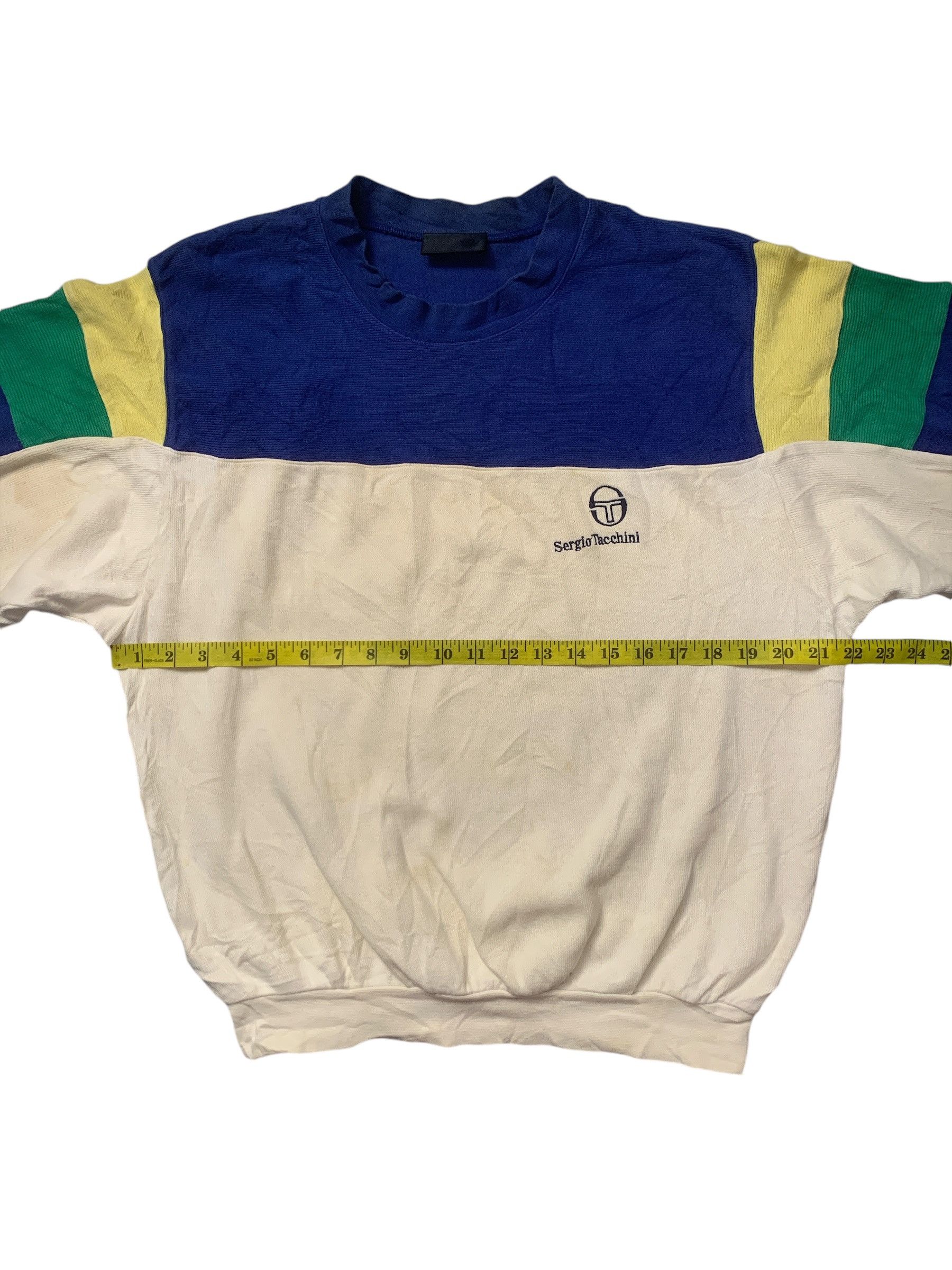 Japanese Brand × Sergio Tacchini Rare Design Vintage Sergio Tacchini Sportswear Sweatshirt Size US M / EU 48-50 / 2 - 9 Thumbnail