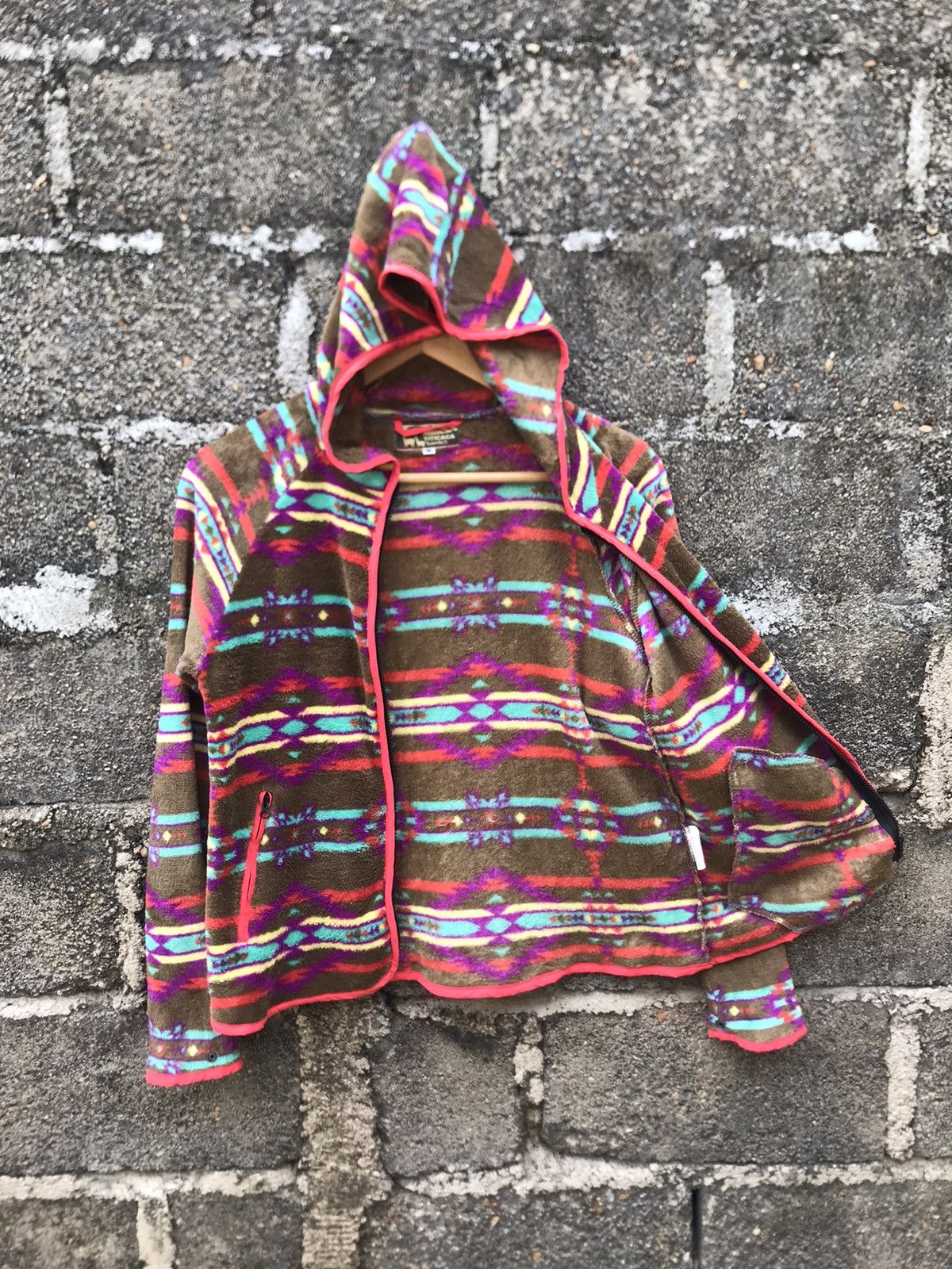 Japanese Brand × Native 💥Vintage Titicaca Fleece Mulitcolour Hoodie Jacket Size M / US 6-8 / IT 42-44 - 7 Thumbnail