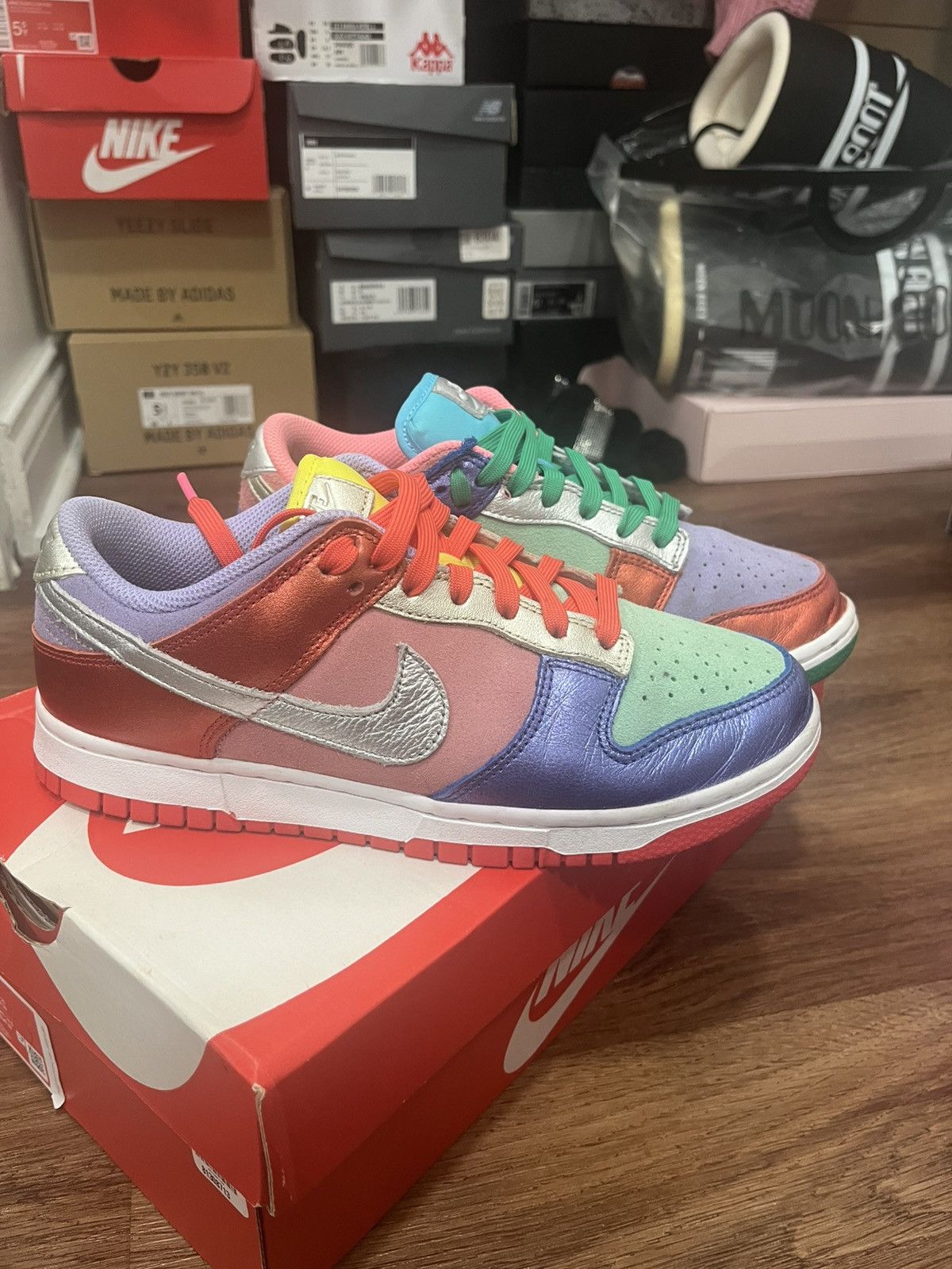 Nike Wmns Dunk Low “Sunset Pulse” size 8 Size US 8 / IT 38 - 1 Thumbnail
