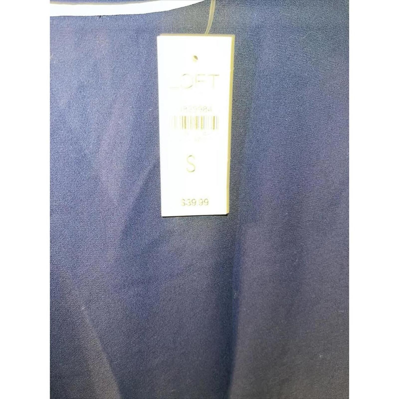 Other LOFT Women's Sleeveless Blouse with Contrast Trim - Size S Size S / US 4 / IT 40 - 4 Thumbnail