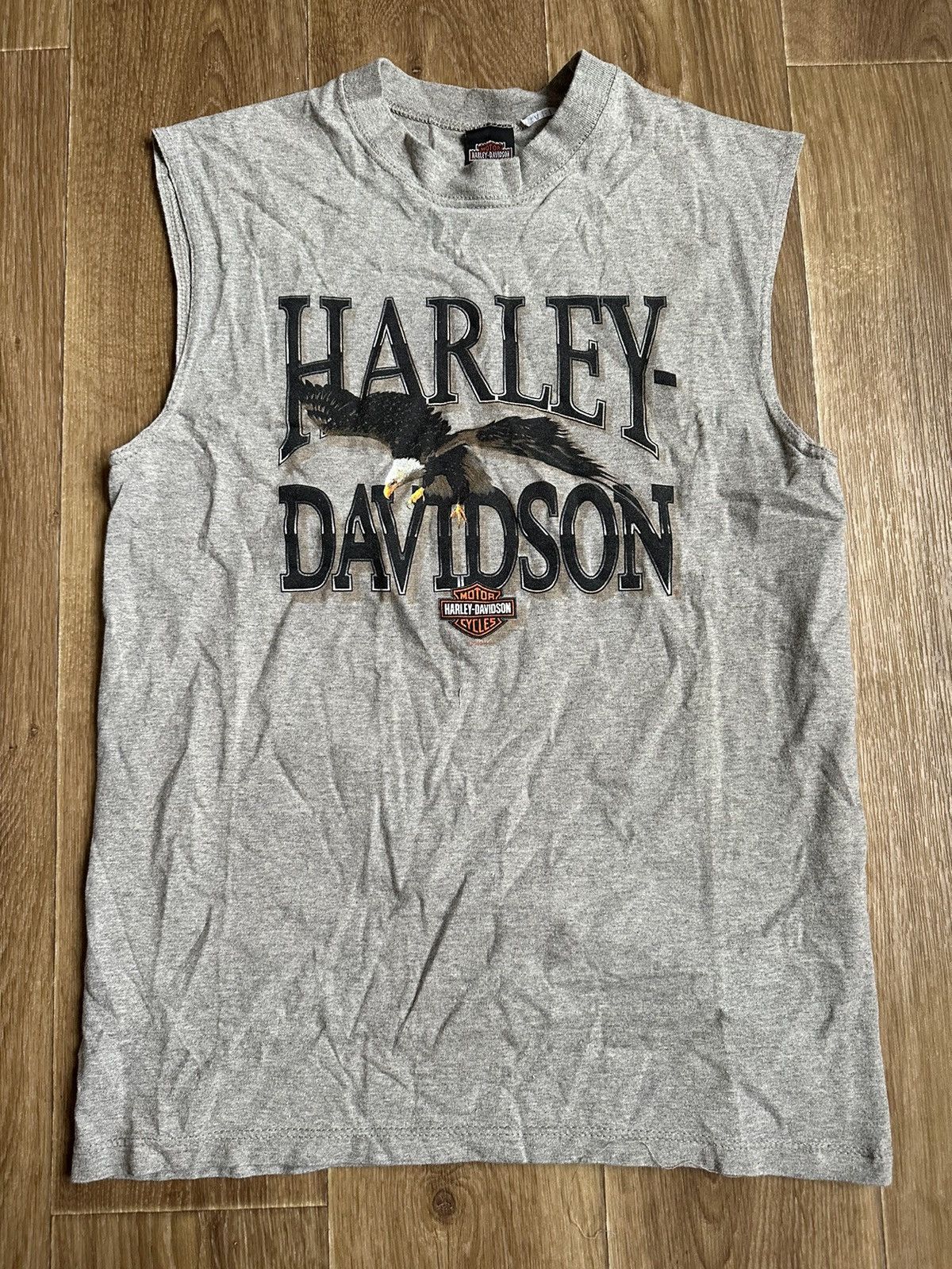 Harley Davidson × Vintage Vintage 2000 Harley Davidson Dubai Logo tank top T Shirt Size US M / EU 48-50 / 2 - 1 Thumbnail