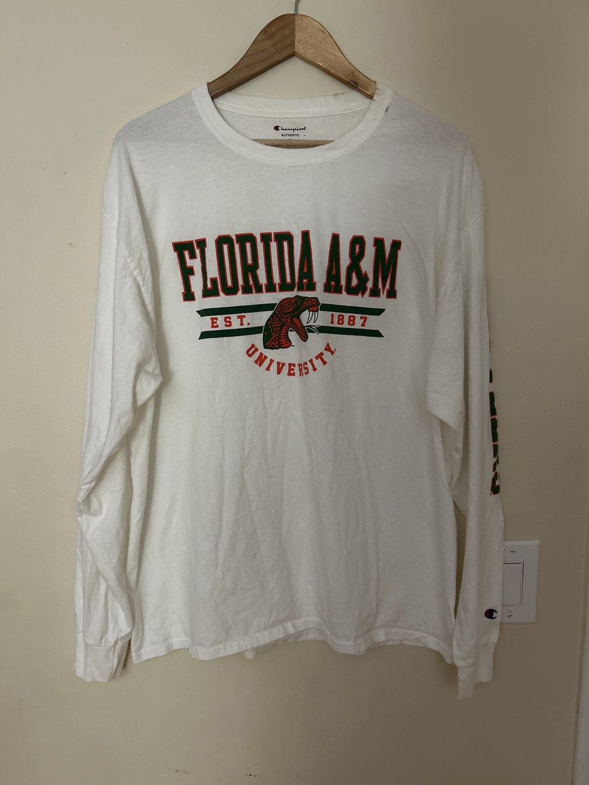 Champion × Vintage Vintage champion Florida A&M university long sleeve Size US XL / EU 56 / 4 - 1 Thumbnail