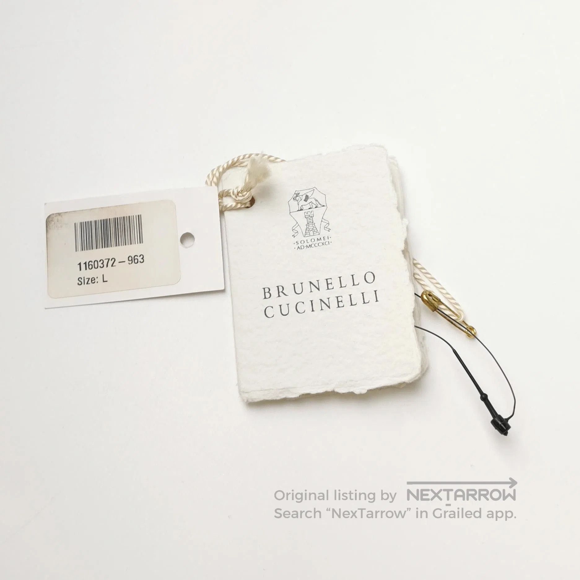 Brunello Cucinelli Brunello Cucinelli Solid Cotton T-Shirt XL. Size US L / EU 52-54 / 3 - 3 Thumbnail