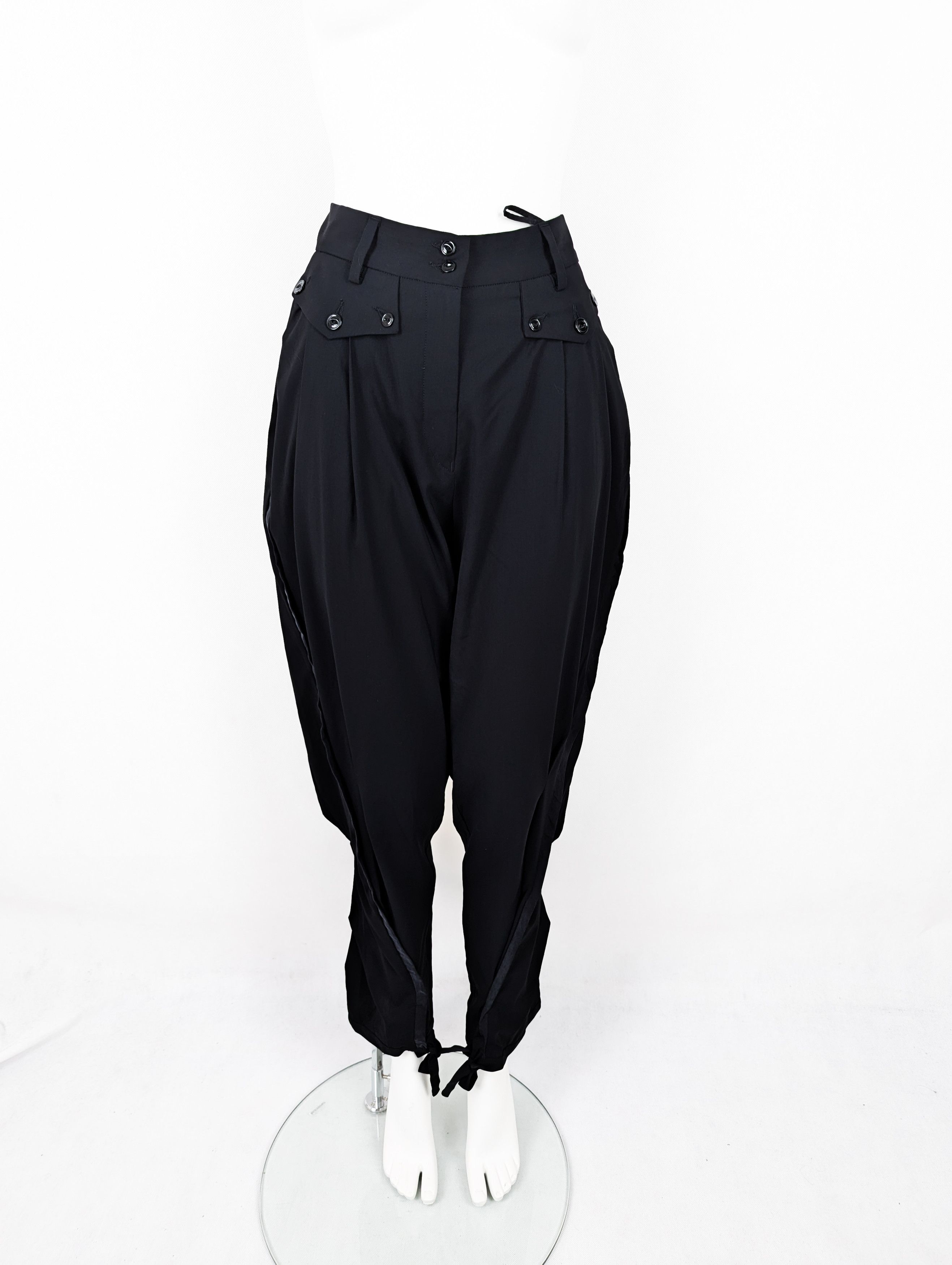 Marithe + Francois Girbaud Marithe Francois Girbaud black pants trousers Size 30" / US 8 / IT 44 - 1 Thumbnail