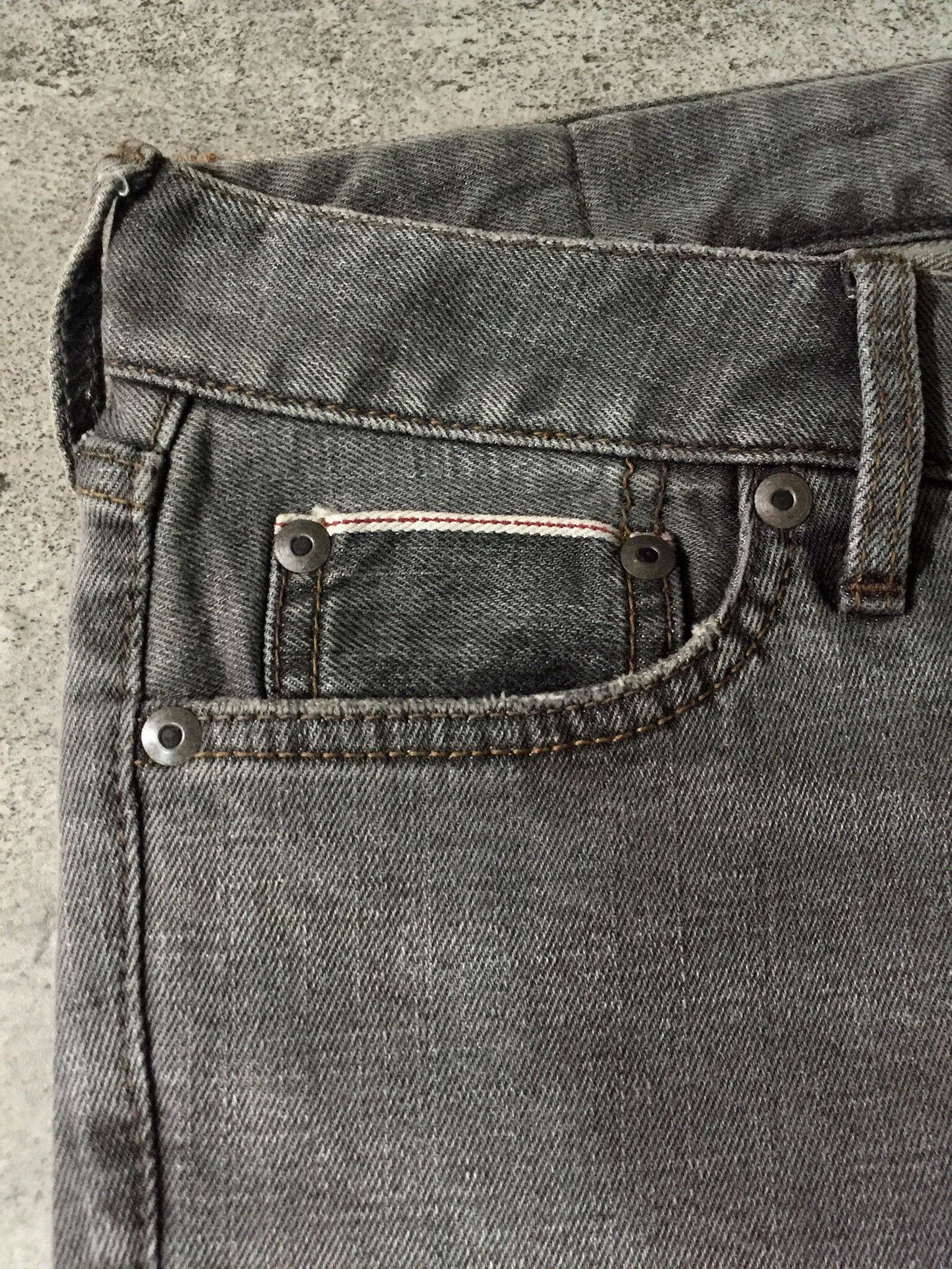 GOA GOA Skinny Selvedge Denim Pants Size US 31 - 3 Thumbnail
