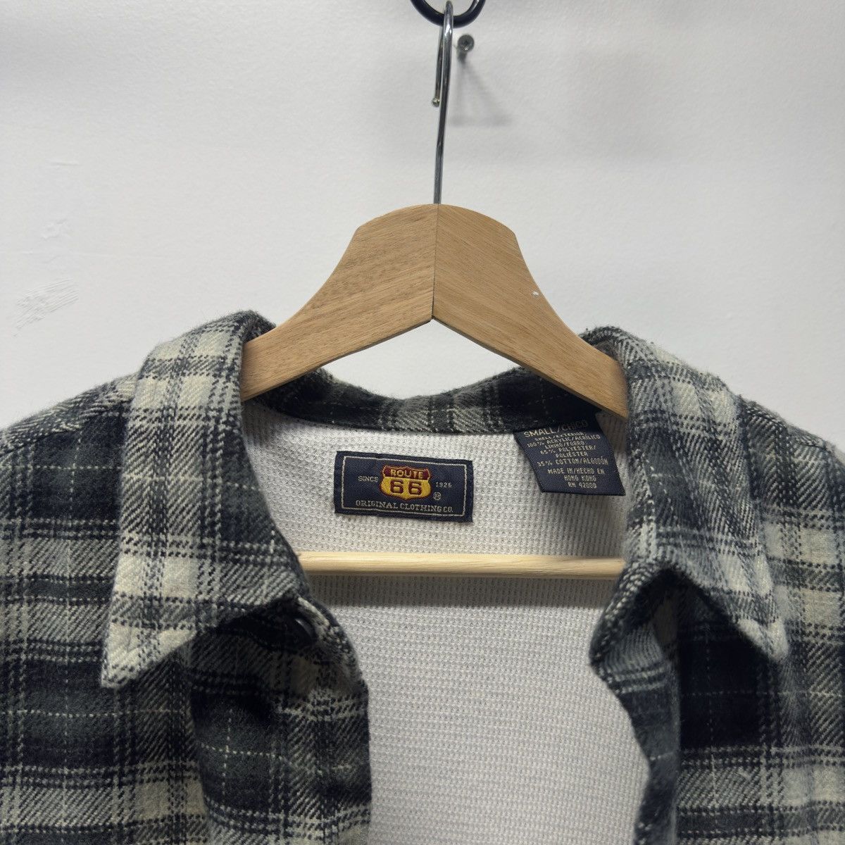 Vintage Faded Plaid Thermal Lined Flannel Shirt ERD Grunge Chrome Size US S / EU 44-46 / 1 - 3 Thumbnail