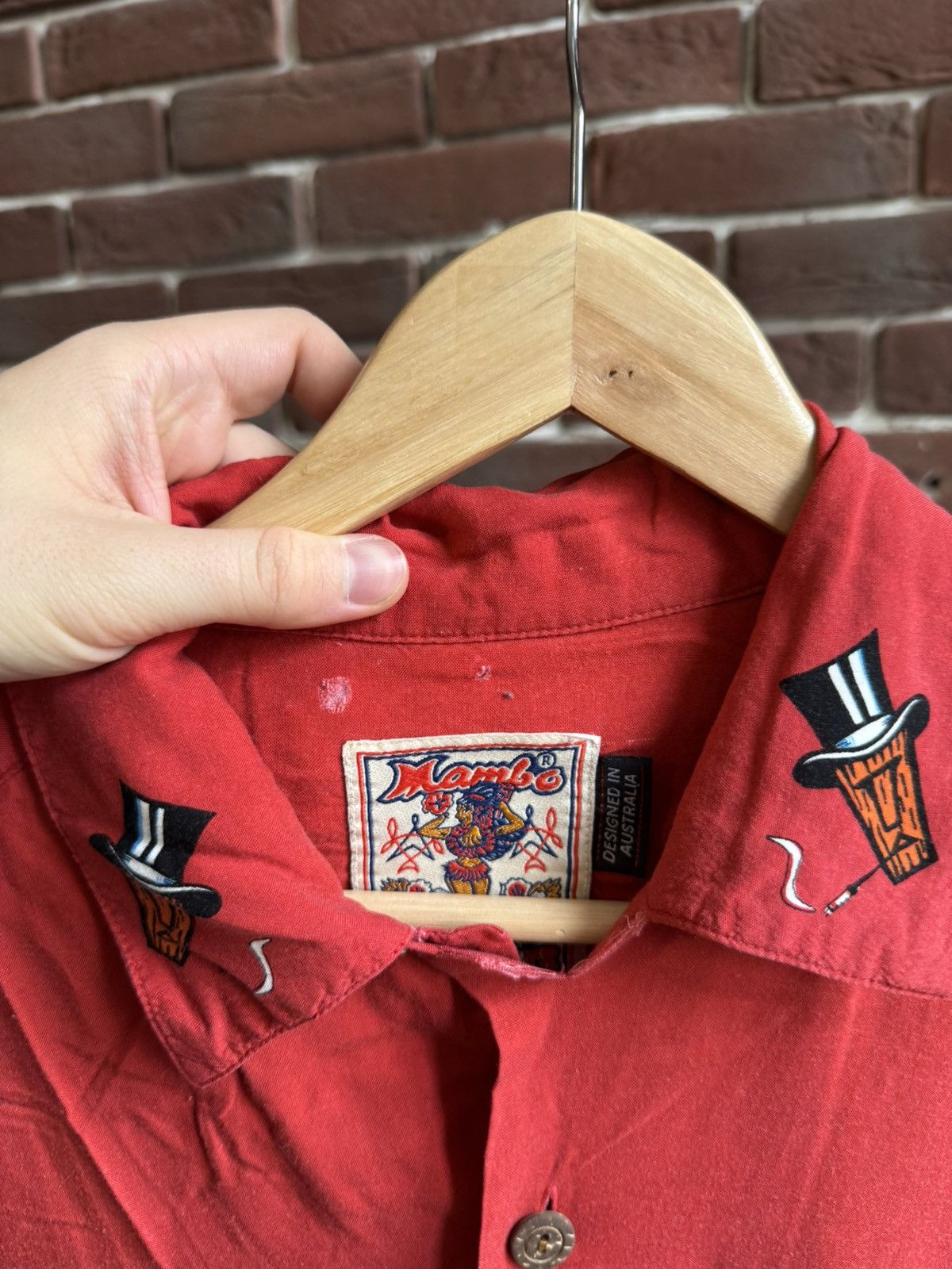 Mambo Vintage 90s MAMBO Shirt Traditional Tattoo Australia Hawaii Size US S / EU 44-46 / 1 - 16 Thumbnail