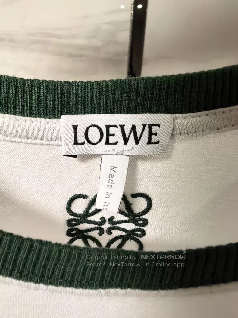 Loewe Loewe Floral Printed Logo Short Sleeve T-Shirt, Length 58, Size S / US 4 / IT 40 - 3 Thumbnail