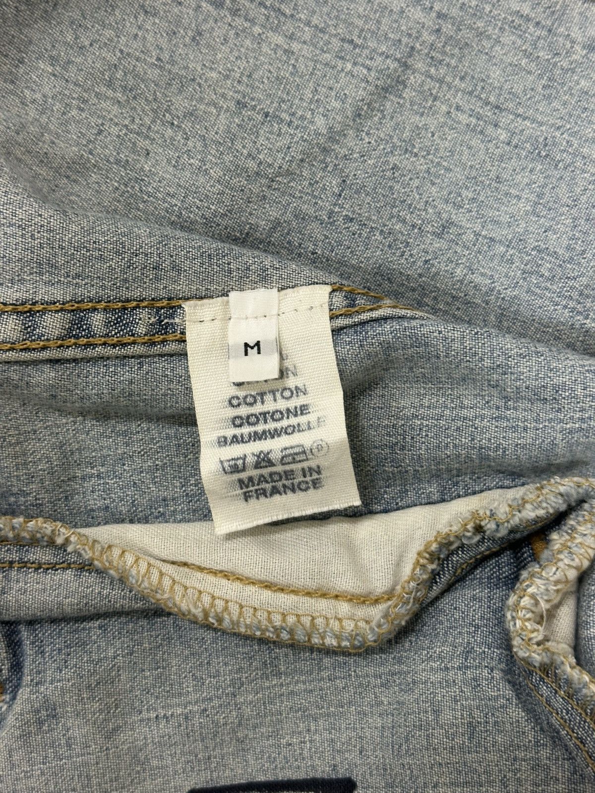 Maison Margiela AW99 Painted Denim Jacket Size US S / EU 44-46 / 1 - 4 Thumbnail
