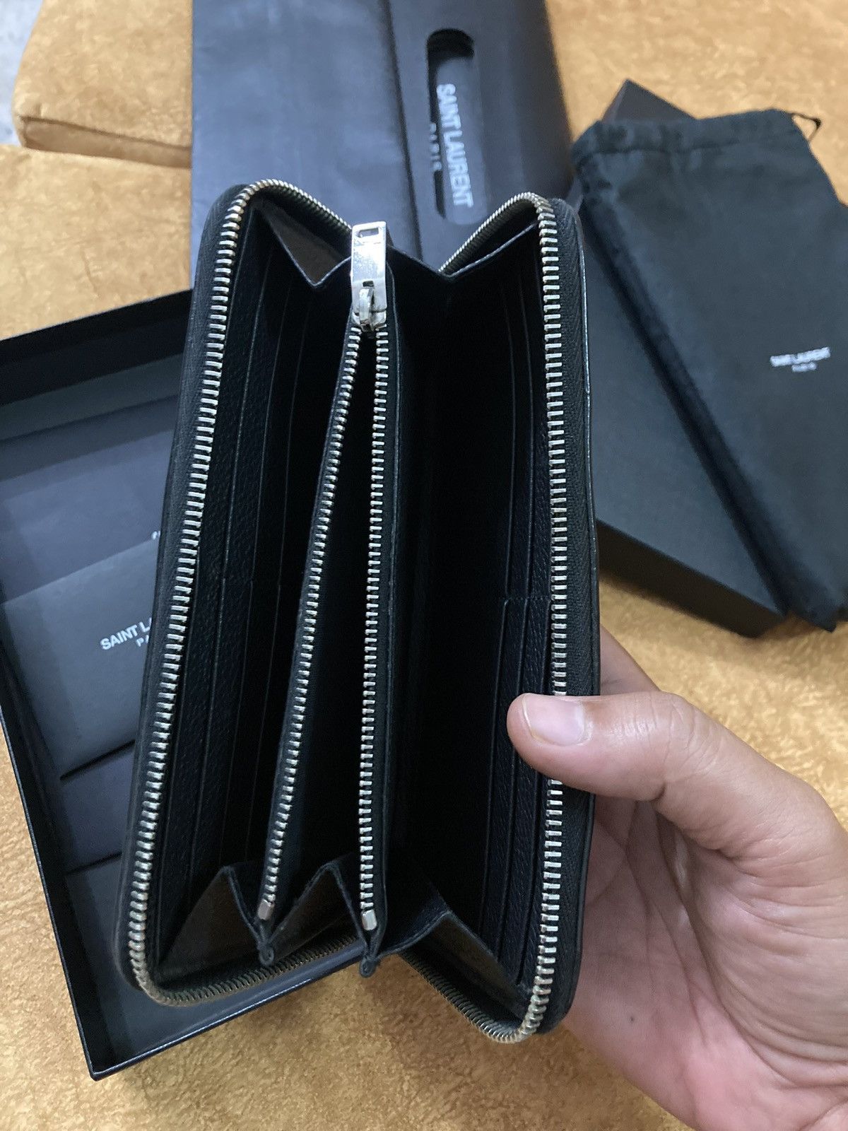 Saint Laurent Paris Saint Laurent Paris YSL Long wallet Size ONE SIZE - 12 Thumbnail