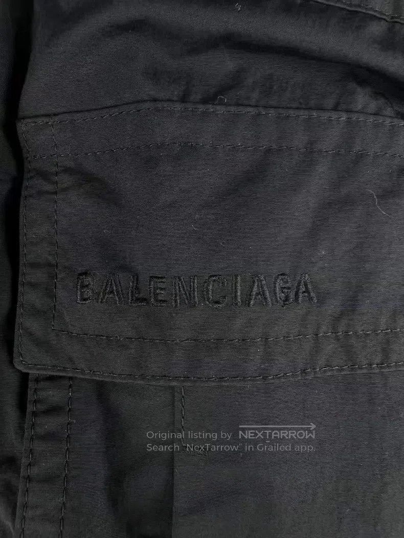 Balenciaga Balenciaga Embroidered letter logo zipper jacket Size US S / EU 44-46 / 1 - 3 Thumbnail