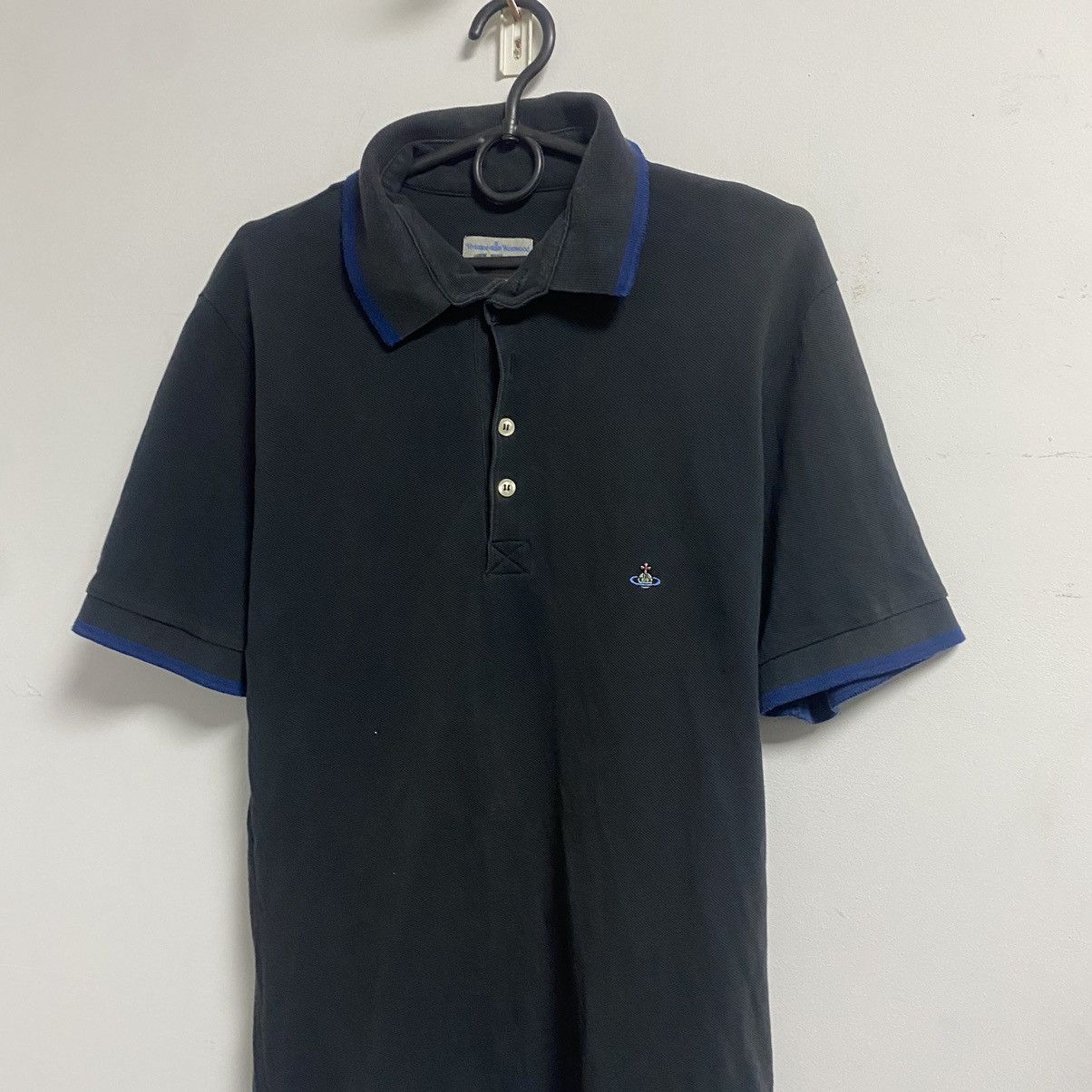 Vivienne Westwood Vintage Vivienne Westwood Polo Shirt Logo Orb Basic Y2k Size US XL / EU 56 / 4 - 2 Thumbnail