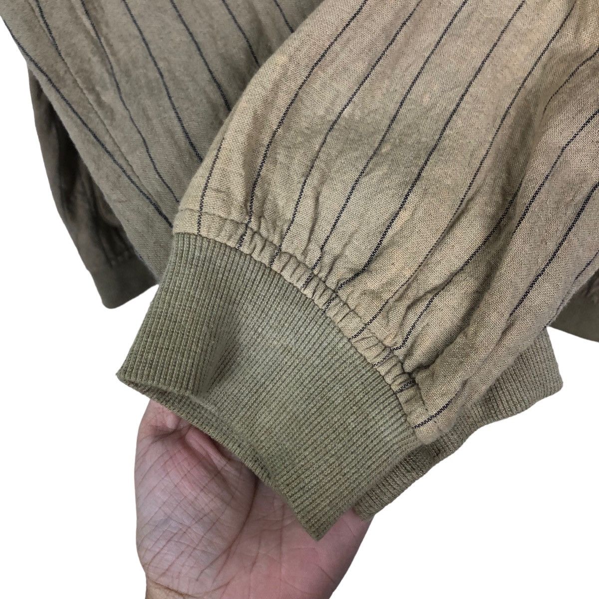 Issey Miyake 🔥VINTAGE PIN STRIPE BOMBER JACKET TORINO ISSEY MIYAKE Size US M / EU 48-50 / 2 - 11 Thumbnail