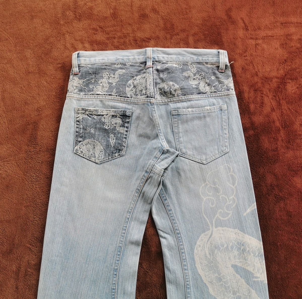 Karakuri Tamashii Dragon Graphic Denim Jeans Karakuri Tamashi Inspire Size US 32 / EU 48 - 6 Thumbnail