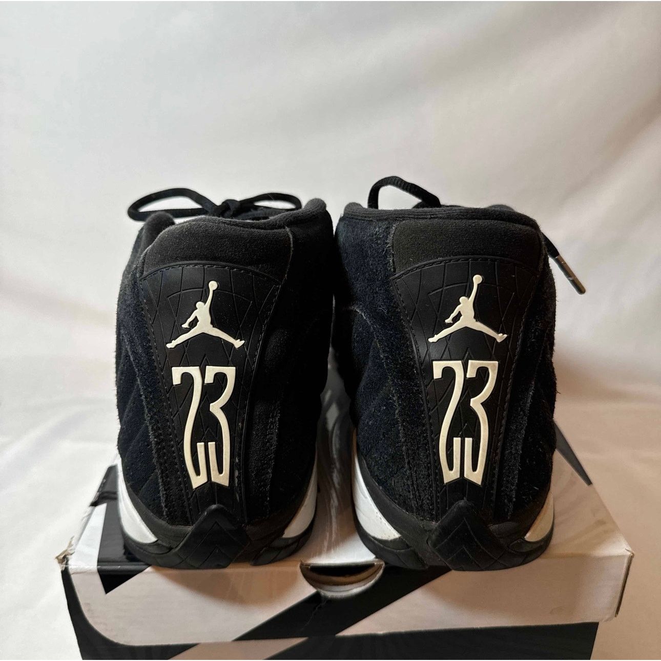 Jordan Brand × Nike Size 13 - Nike Air Jordan 14 Retro Black White Men's Shoes Size US 13 / EU 46 - 5 Thumbnail