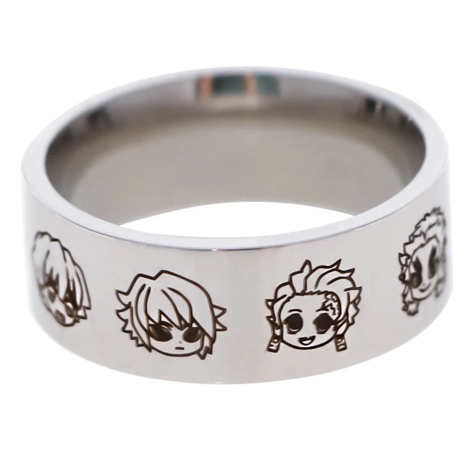 Jewelry Cosplay Cartoon Anime Ring in Silver, Men's