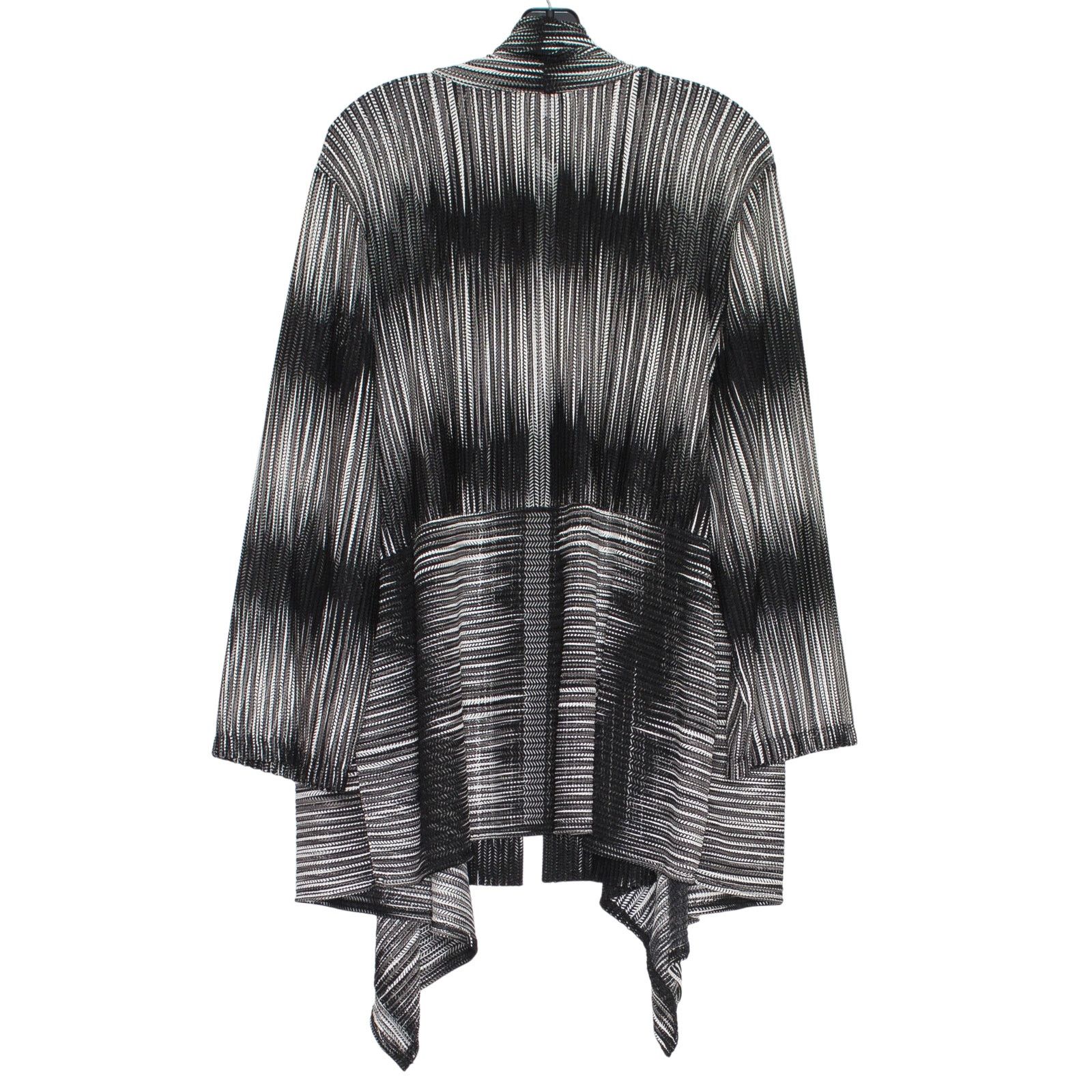 Chicos Chicos Travelers Mesh Cardigan Jacket Open Plus Size 4 Black Size 3XL / US 20-22 - 3 Thumbnail