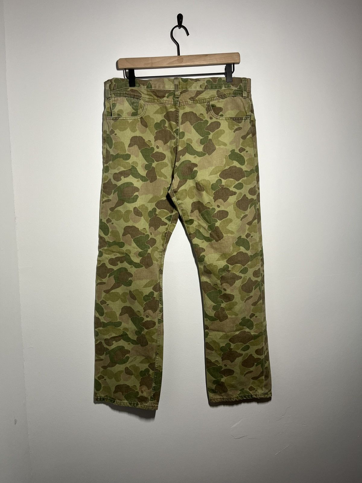 Junya Watanabe × Levi's Junya Watanabe Levis Camo Backwards Denim Jeans Pants S Size US 34 / EU 50 - 2 Thumbnail