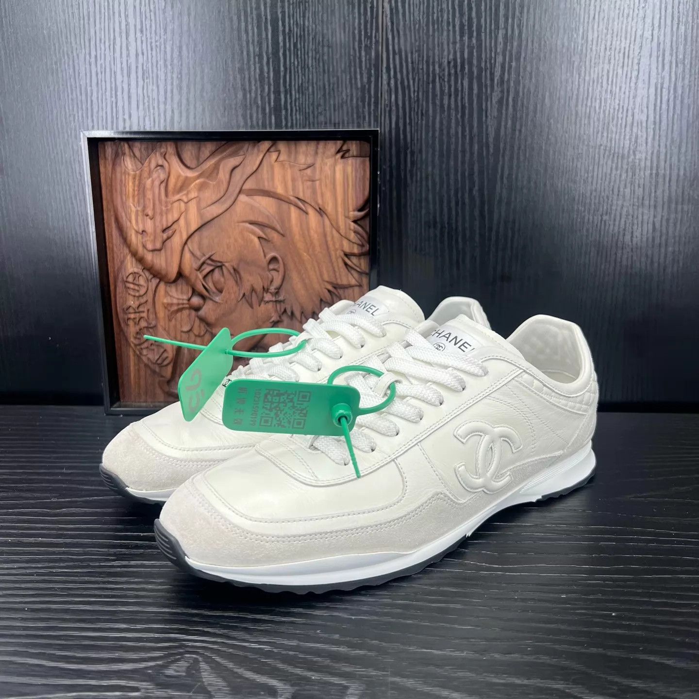 Chanel White Low-Top Sneakers Size 9 Size US 9 / EU 42 - 1 Thumbnail