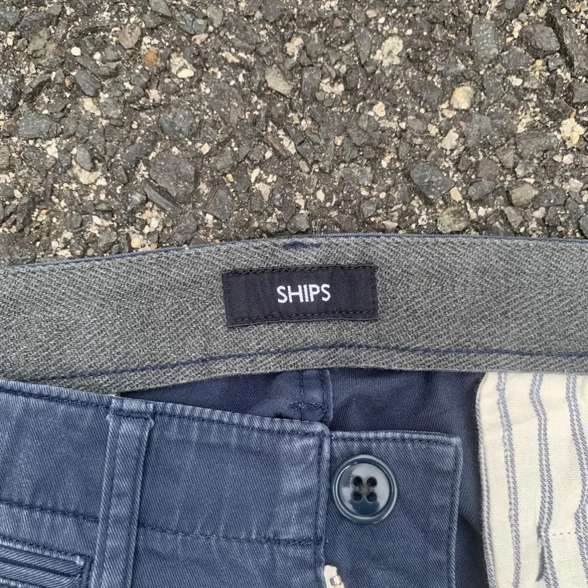 Japanese Brand × SHIPS × Ships Jet Blue Ships Trousers Blank Chino Pants Made In Japan Size US 29 - 6 Thumbnail