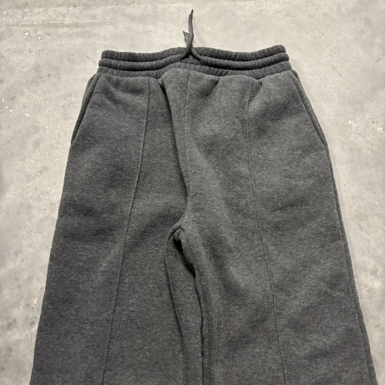 Japanese Brand × Vintage Crazy Vintage Y2K/2000s Grey Skater Essential Sweatpants! Size US 28 / EU 44 - 3 Thumbnail