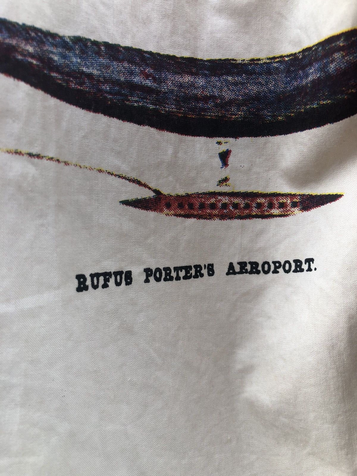 Vintage 1990s Vintage Porter's Aeroport OverPrint Button Shirt Size US L / EU 52-54 / 3 - 5 Thumbnail