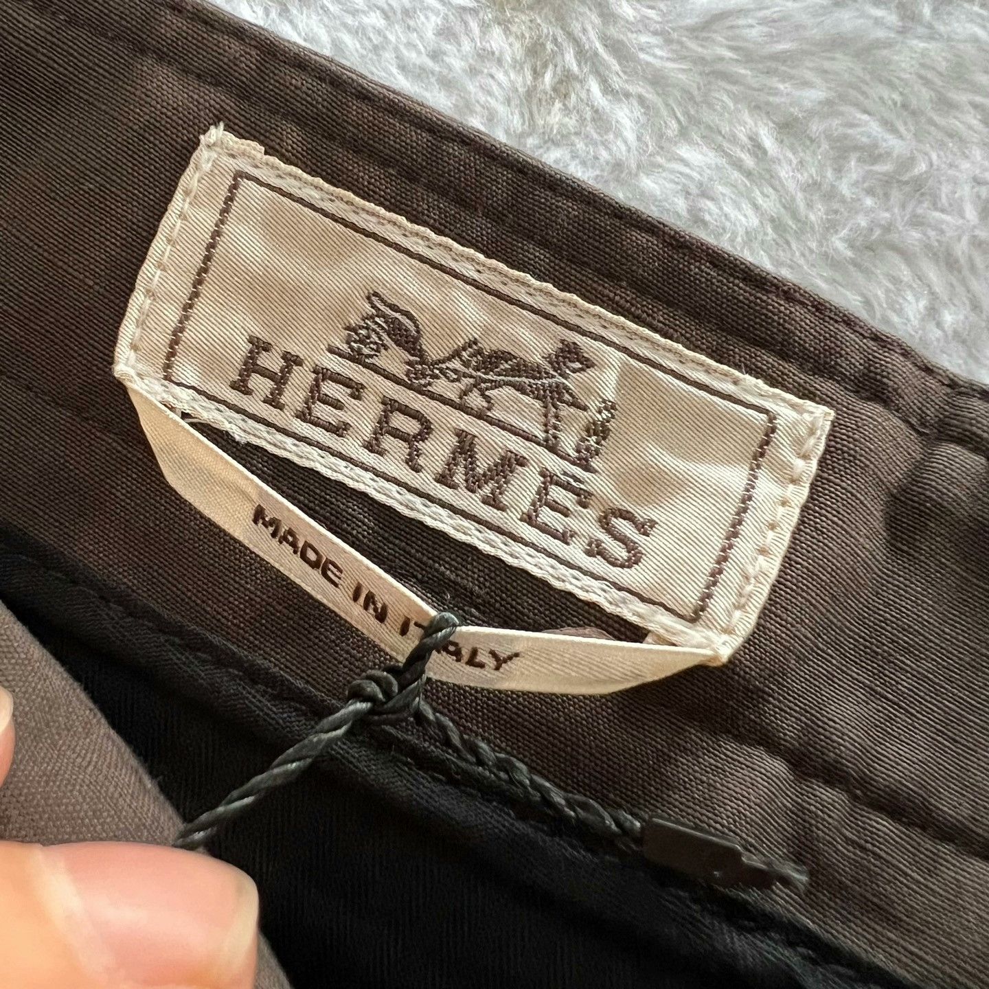 Hermes HERMES Dark Brown Pants Size US 28 / EU 44 - 4 Thumbnail