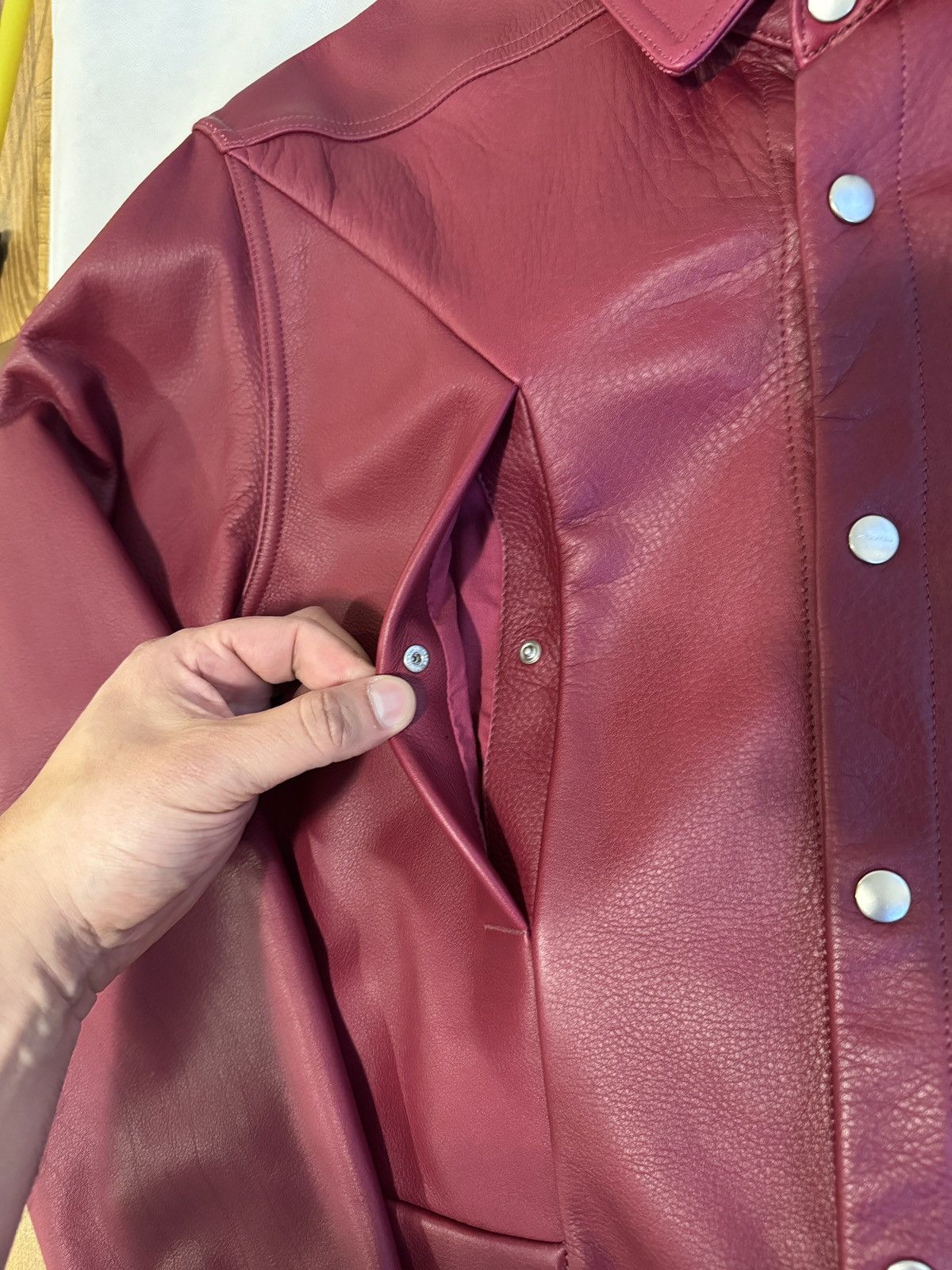 Rick Owens Rick Owens 2023 EDFU Fogpocket 'Fuschia' Overcoat Size: XL Size US XL / EU 56 / 4 - 4 Thumbnail