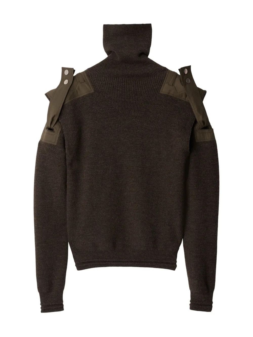 Burberry o1y0426 Turtleneck Sweater in Dark Brown Size US XL / EU 56 / 4 - 5 Thumbnail